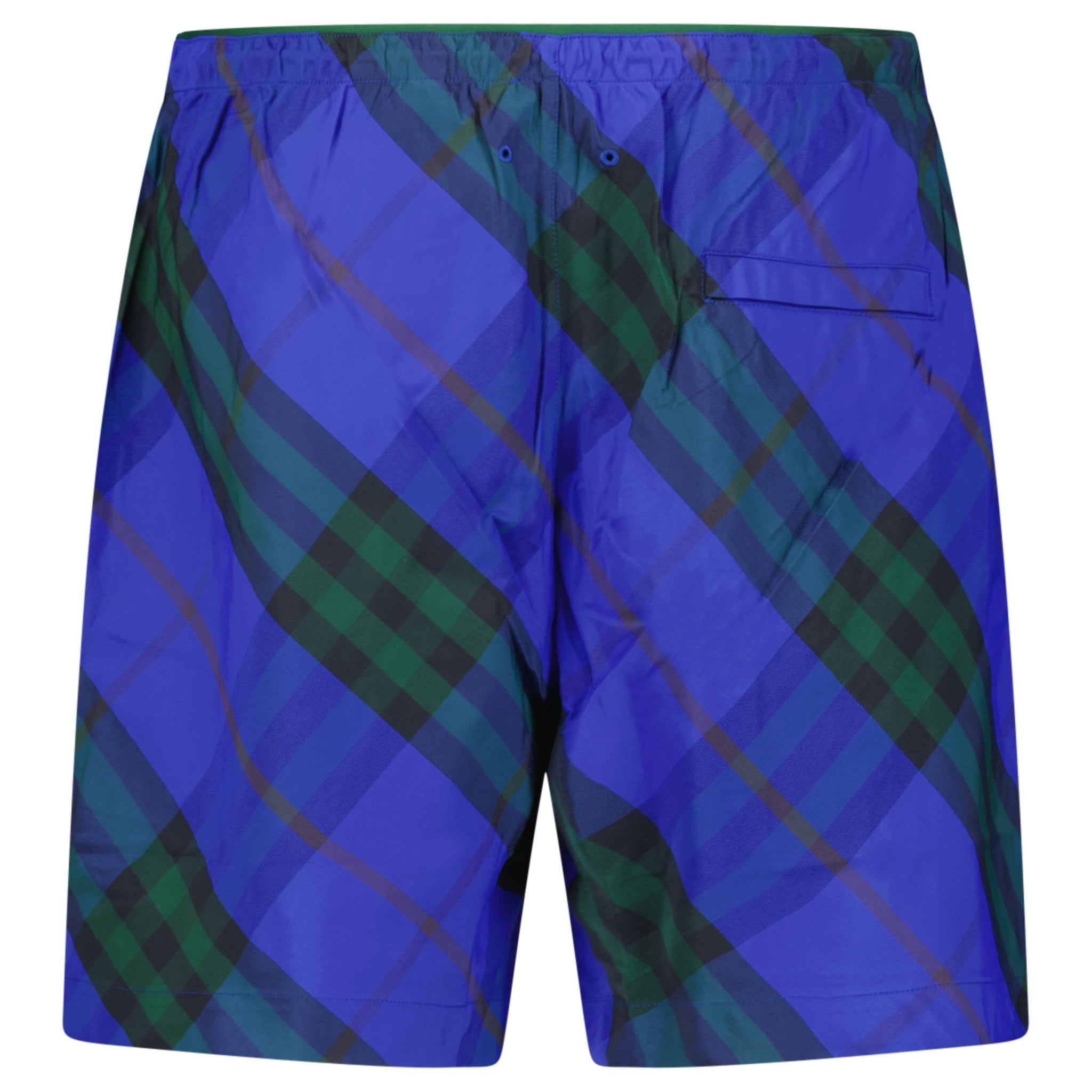 Burberry Check Swim Shorts Blue