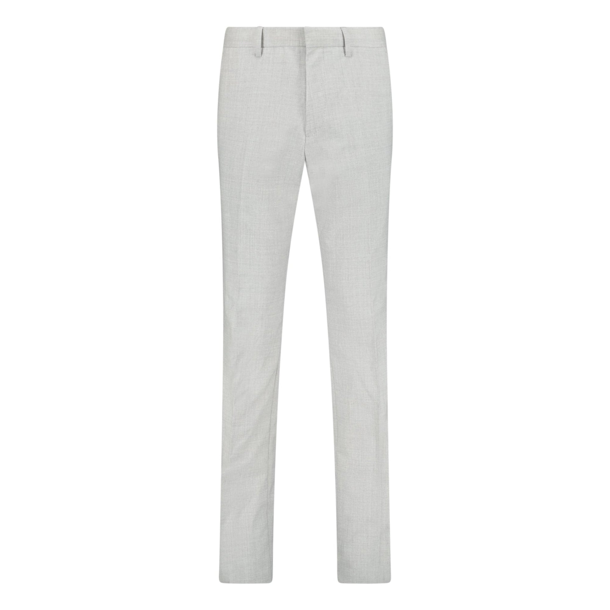 Burberry Classic Fit Taupe Trousers Light Grey