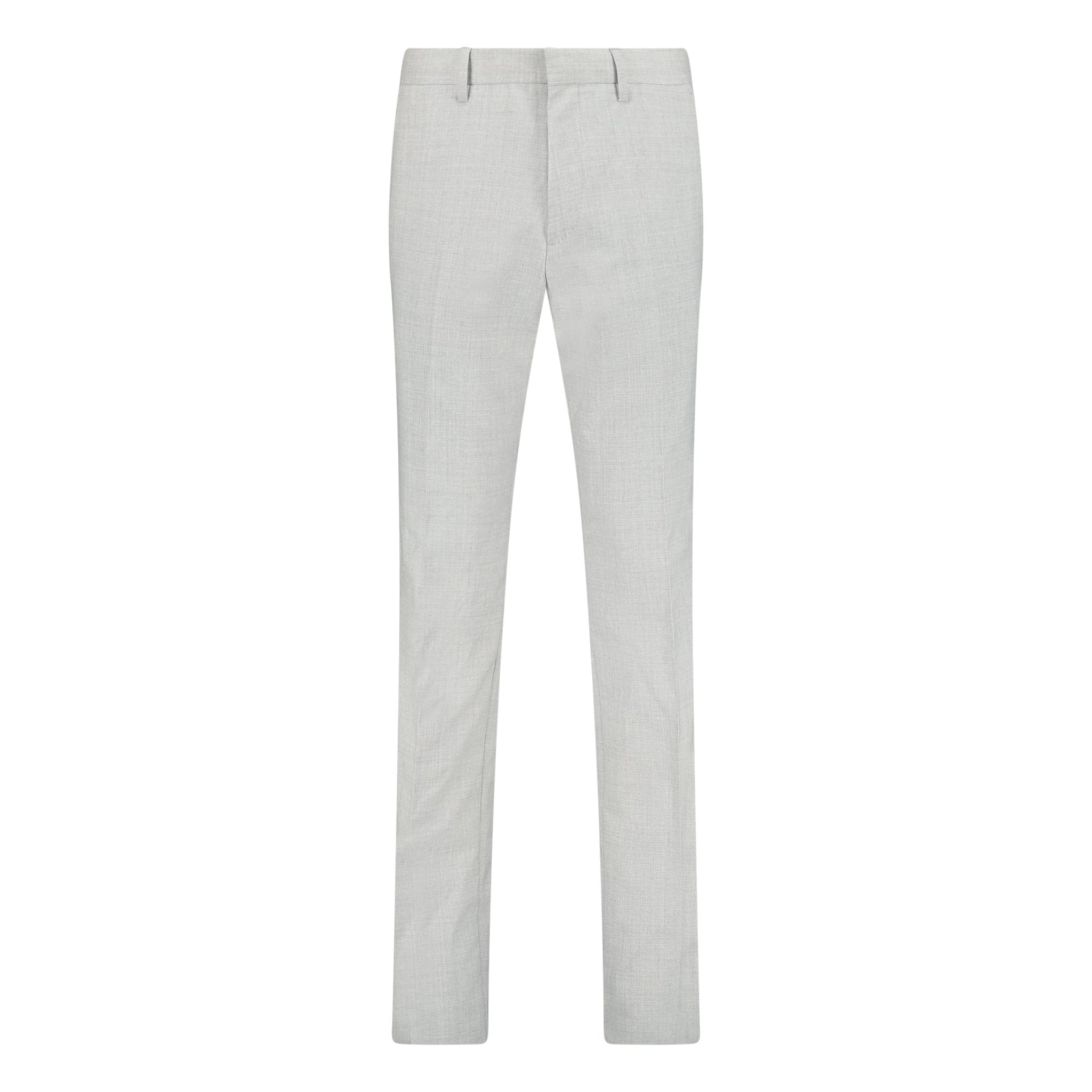 Burberry Classic Fit Taupe Trousers Light Grey