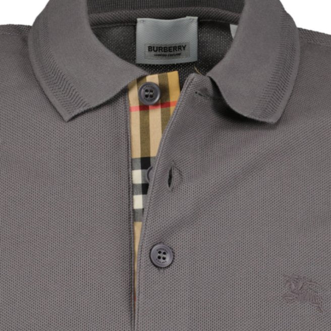 Burberry 'Eddie' Polo-Shirt Grey