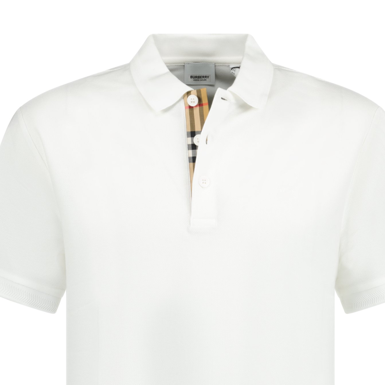 Burberry 'Eddie' Polo-Shirt White
