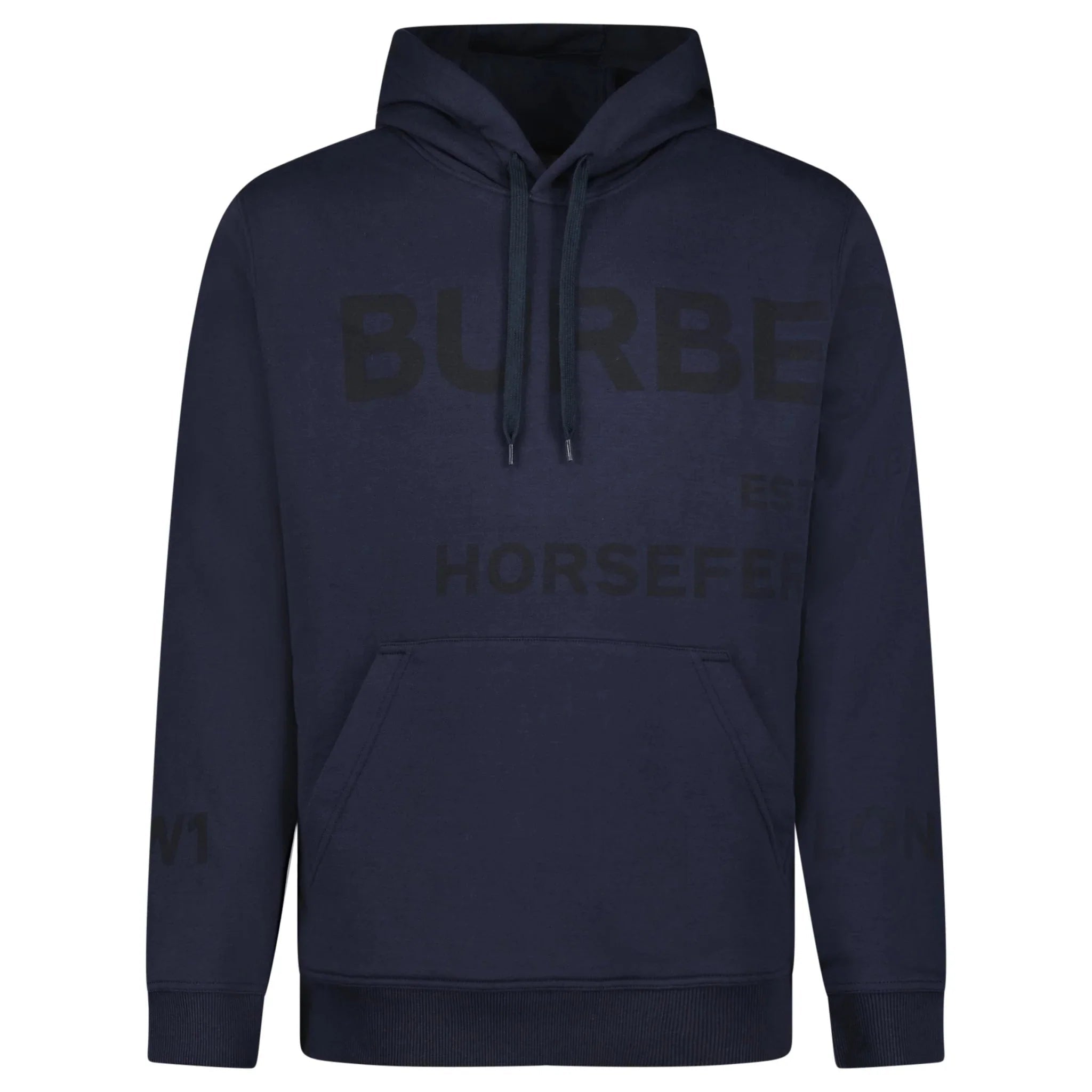 Burberry Farley Horseferry Hoodie Navy