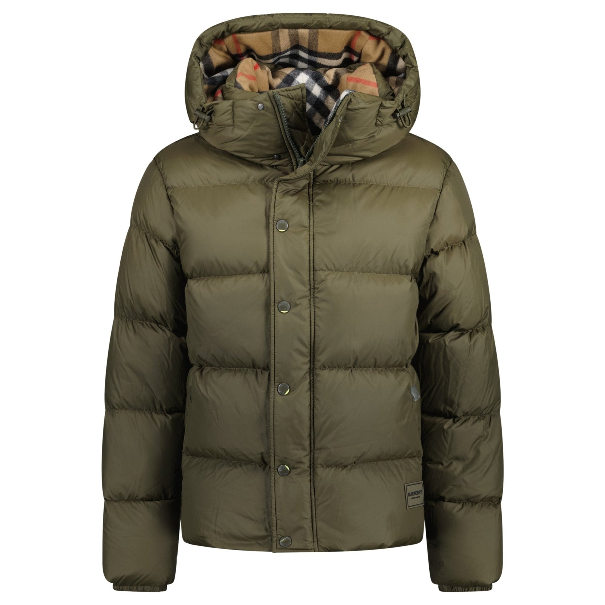 Burberry Halsby Down Puffer Jacket Khaki Green