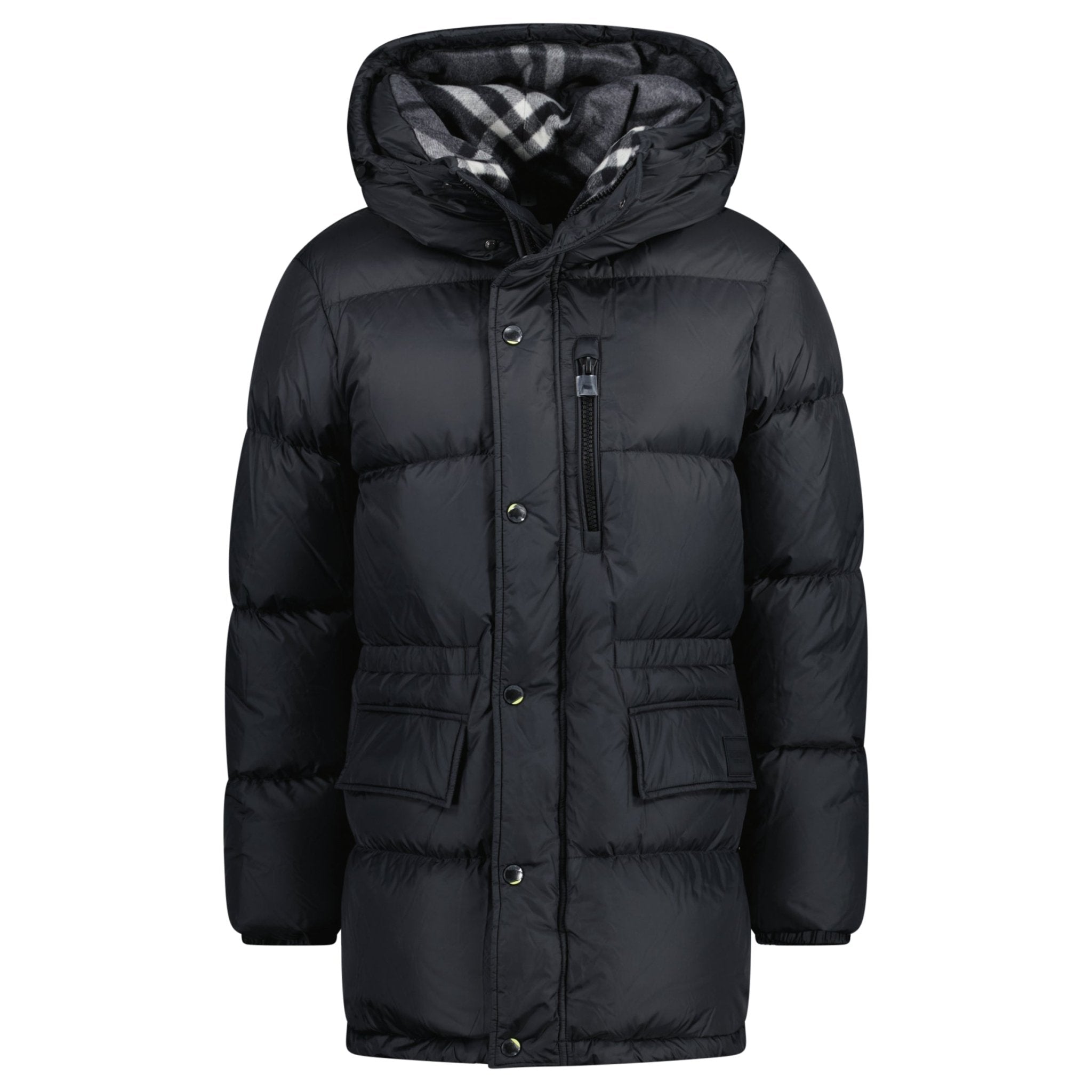 Burberry Haworth Mid Length Down Puffer Jacket Black