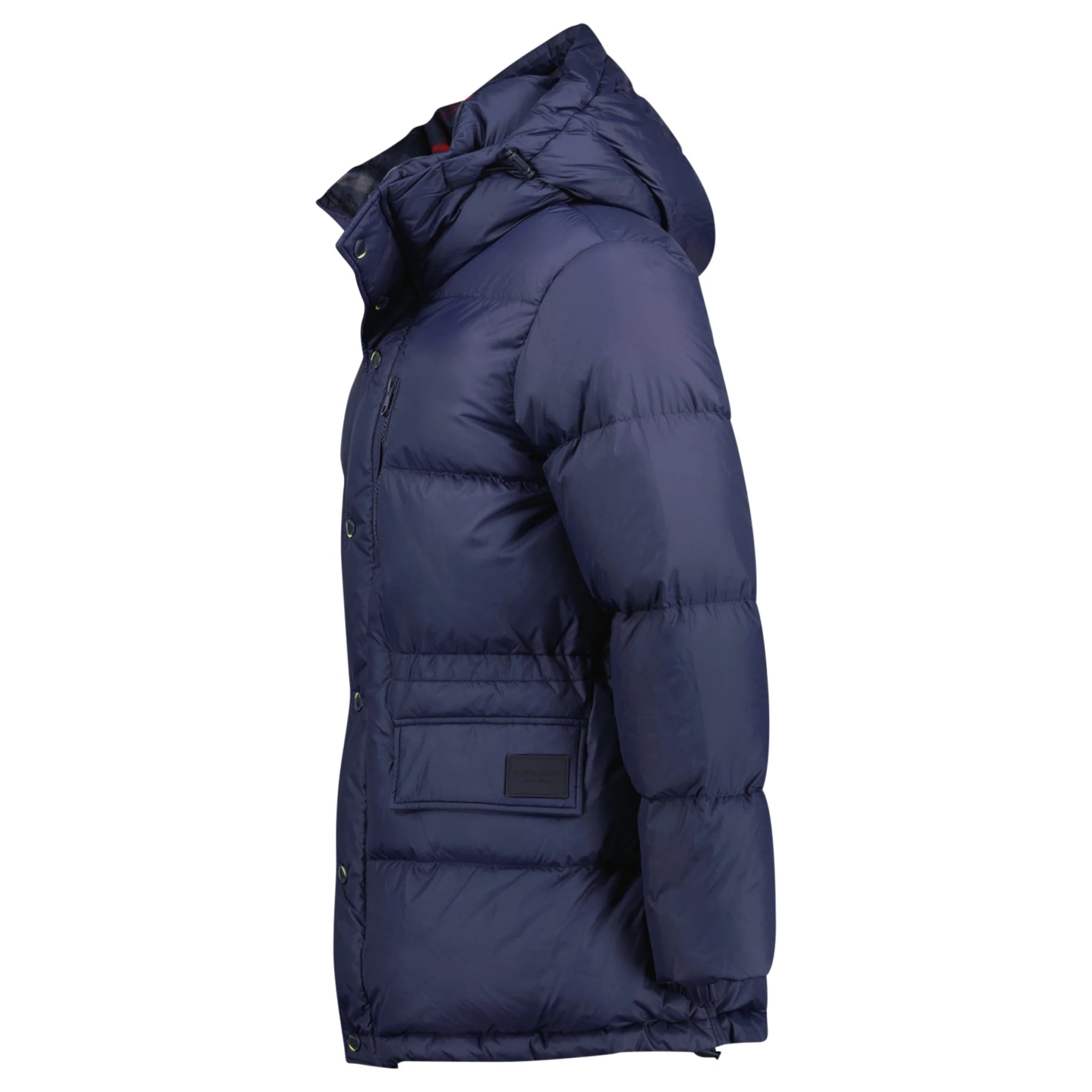 Burberry Haworth Mid Length Down Puffer Jacket Navy