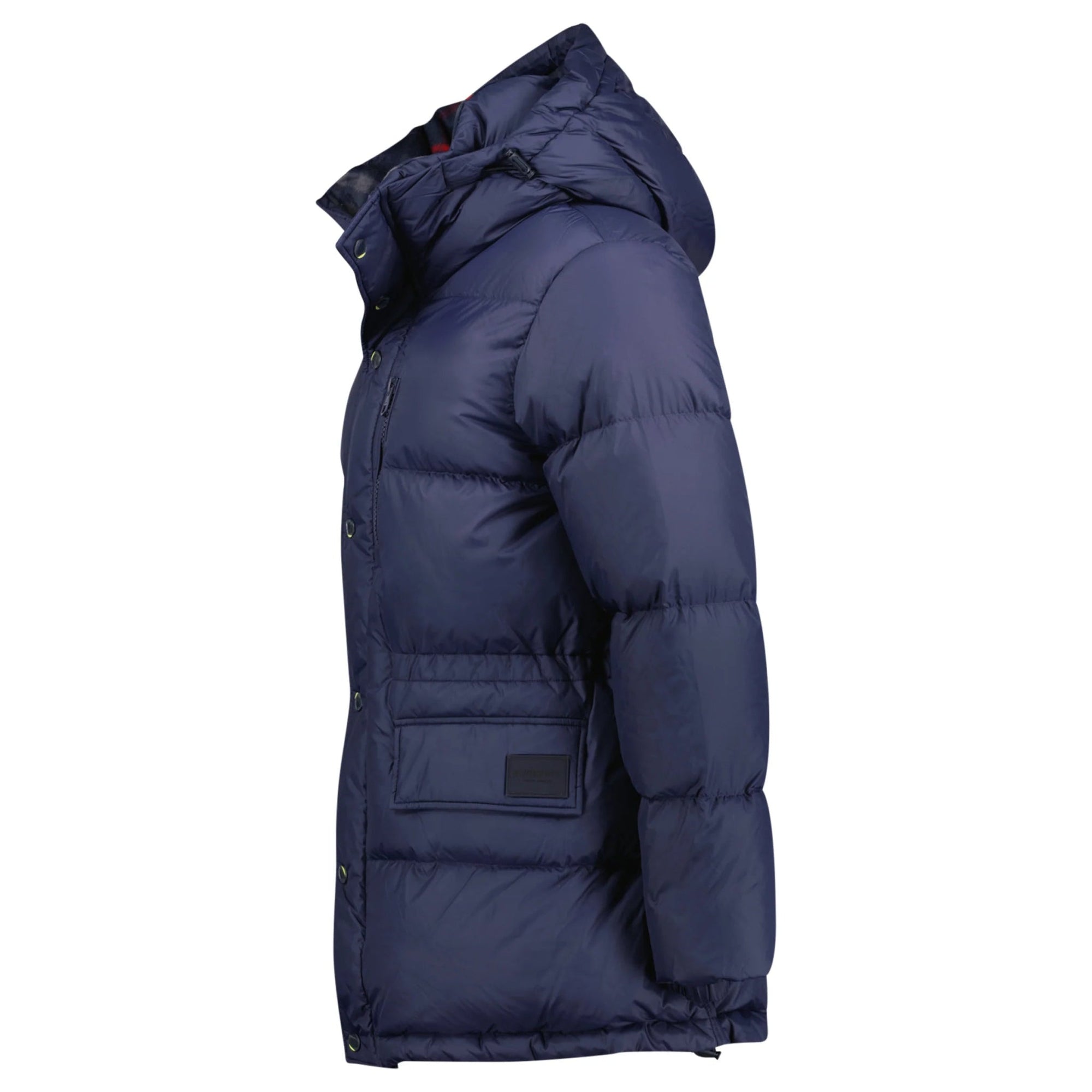 Burberry Haworth Mid Length Down Puffer Jacket Navy