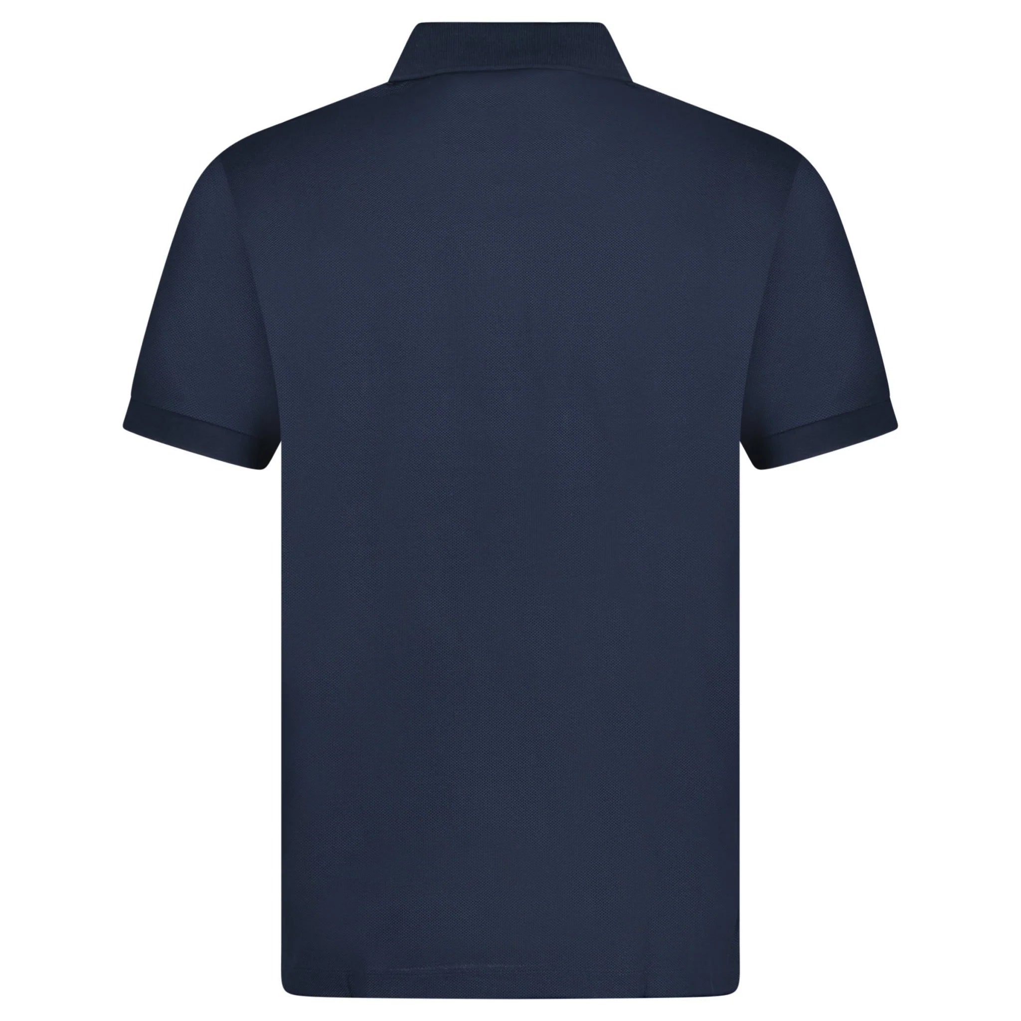 Burberry 'Hartford' Check Placket Polo Navy