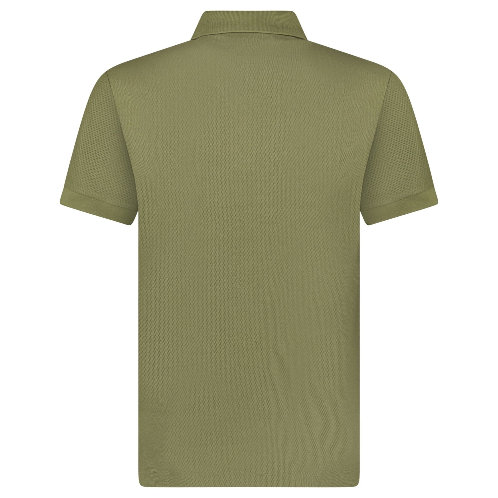 Burberry 'Hartford' Check Placket Polo Olive