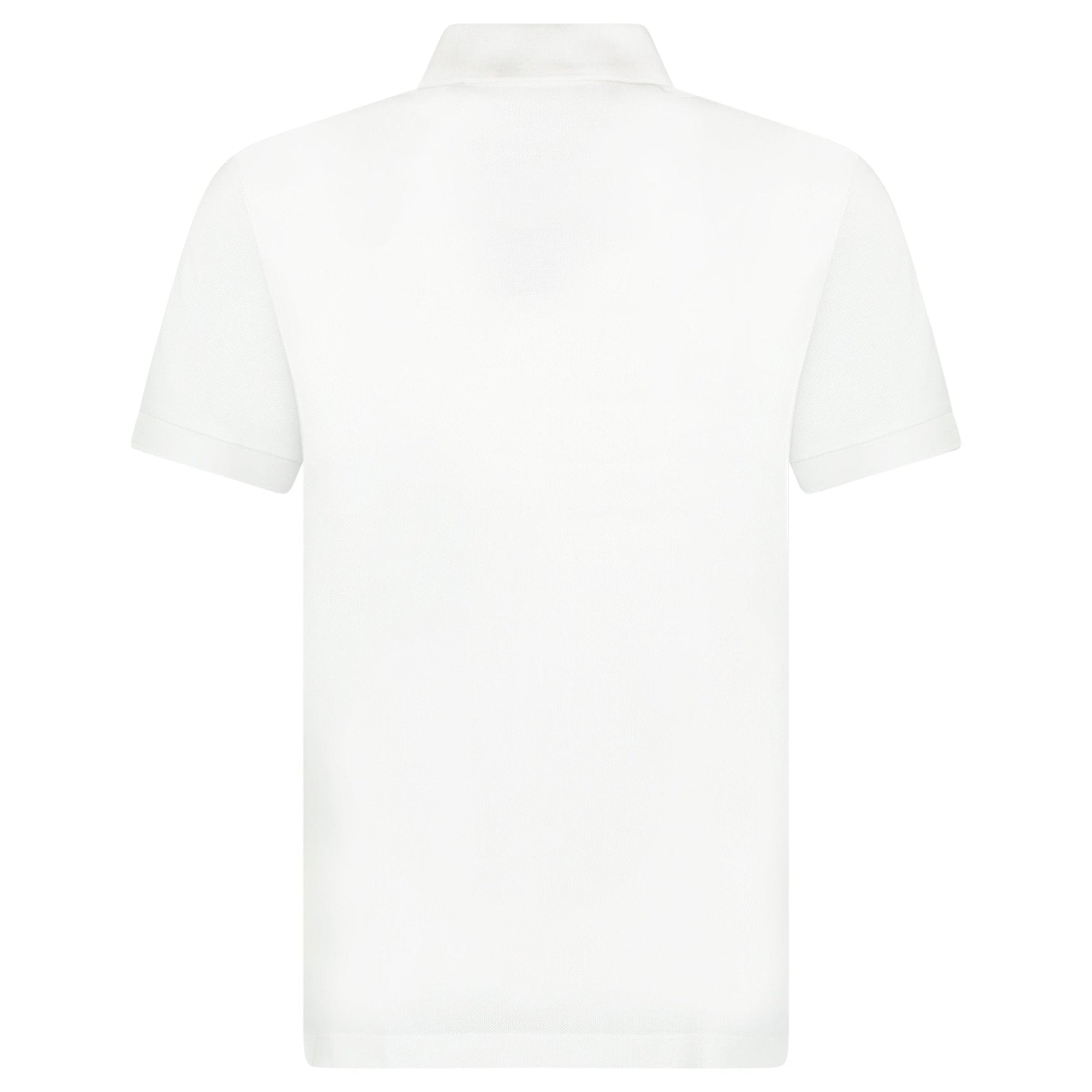 Burberry 'Hartford' Check Placket Polo White