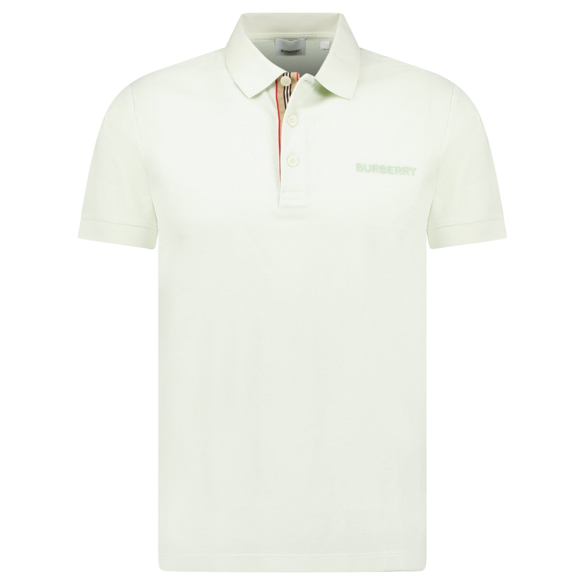 Burberry 'Hartford' Signature Colour Placket Polo Pistachio