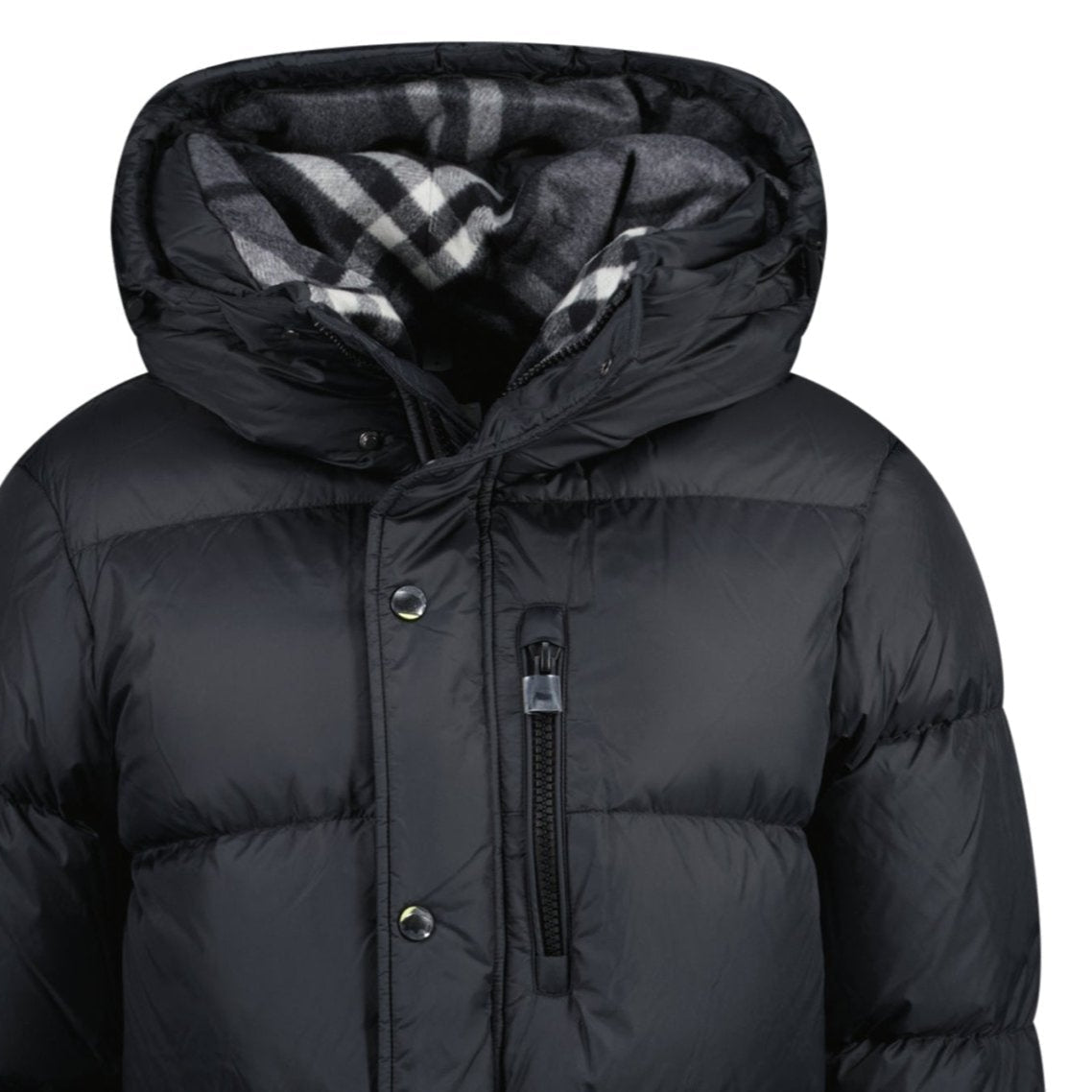 Burberry Haworth Mid Length Down Puffer Jacket Black