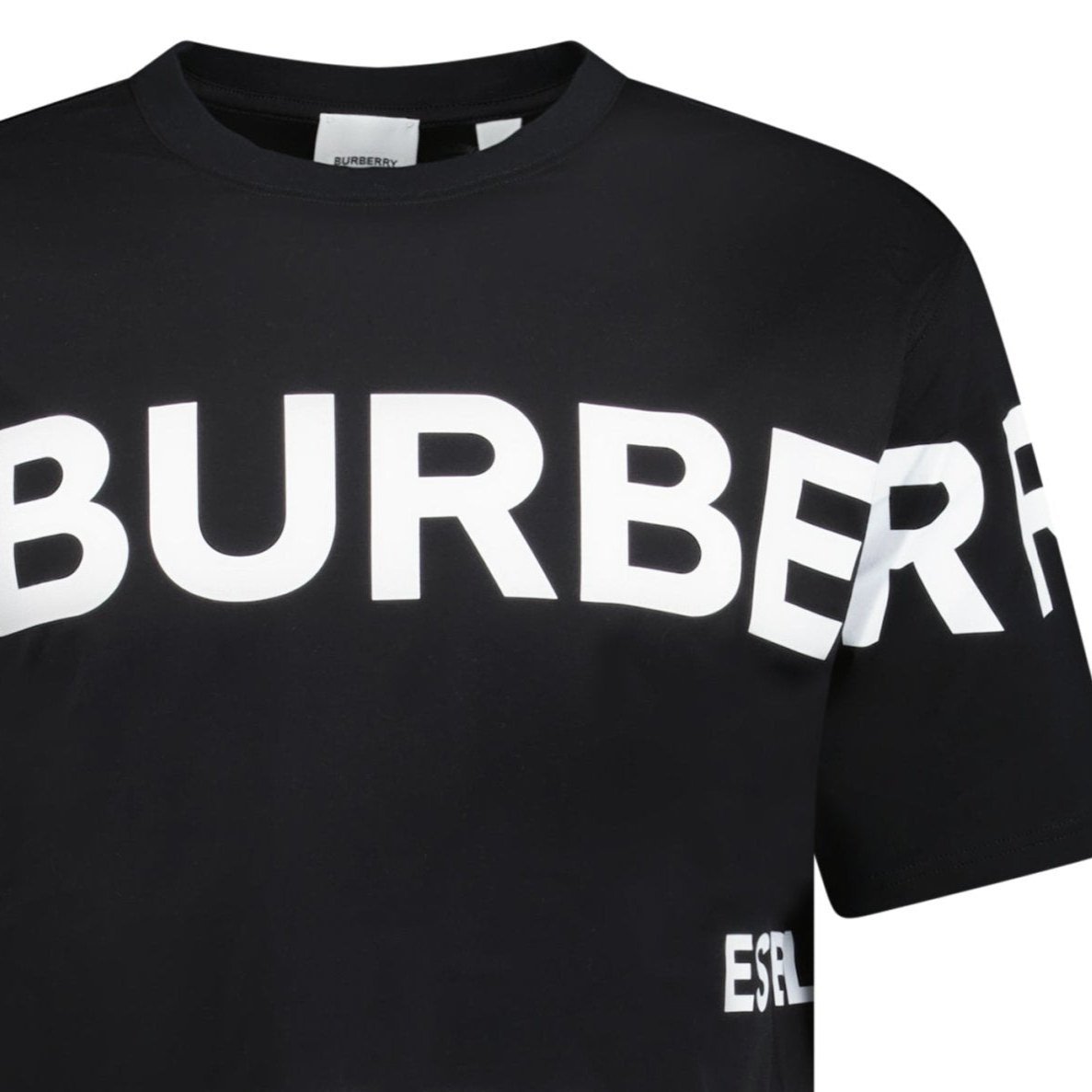 Burberry Horseferry Cotton T-Shirt Black