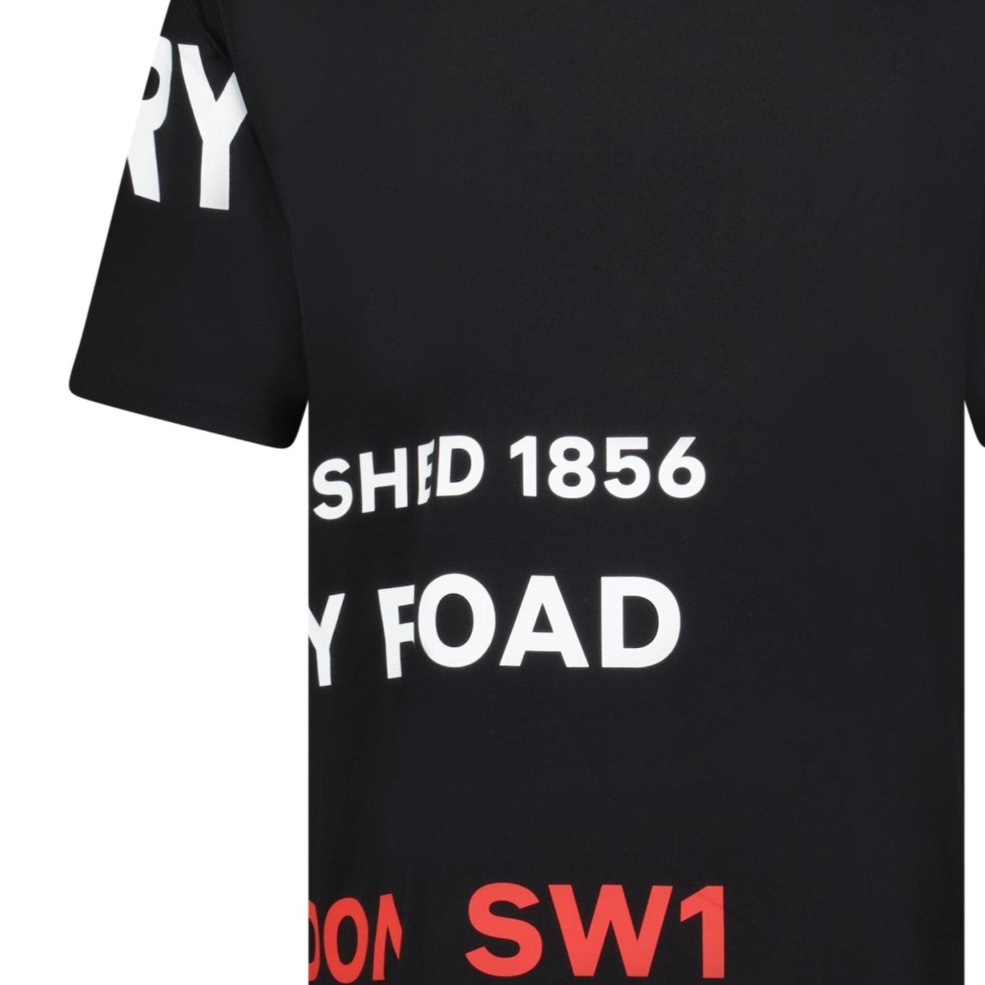 Burberry Horseferry Cotton T-Shirt Black