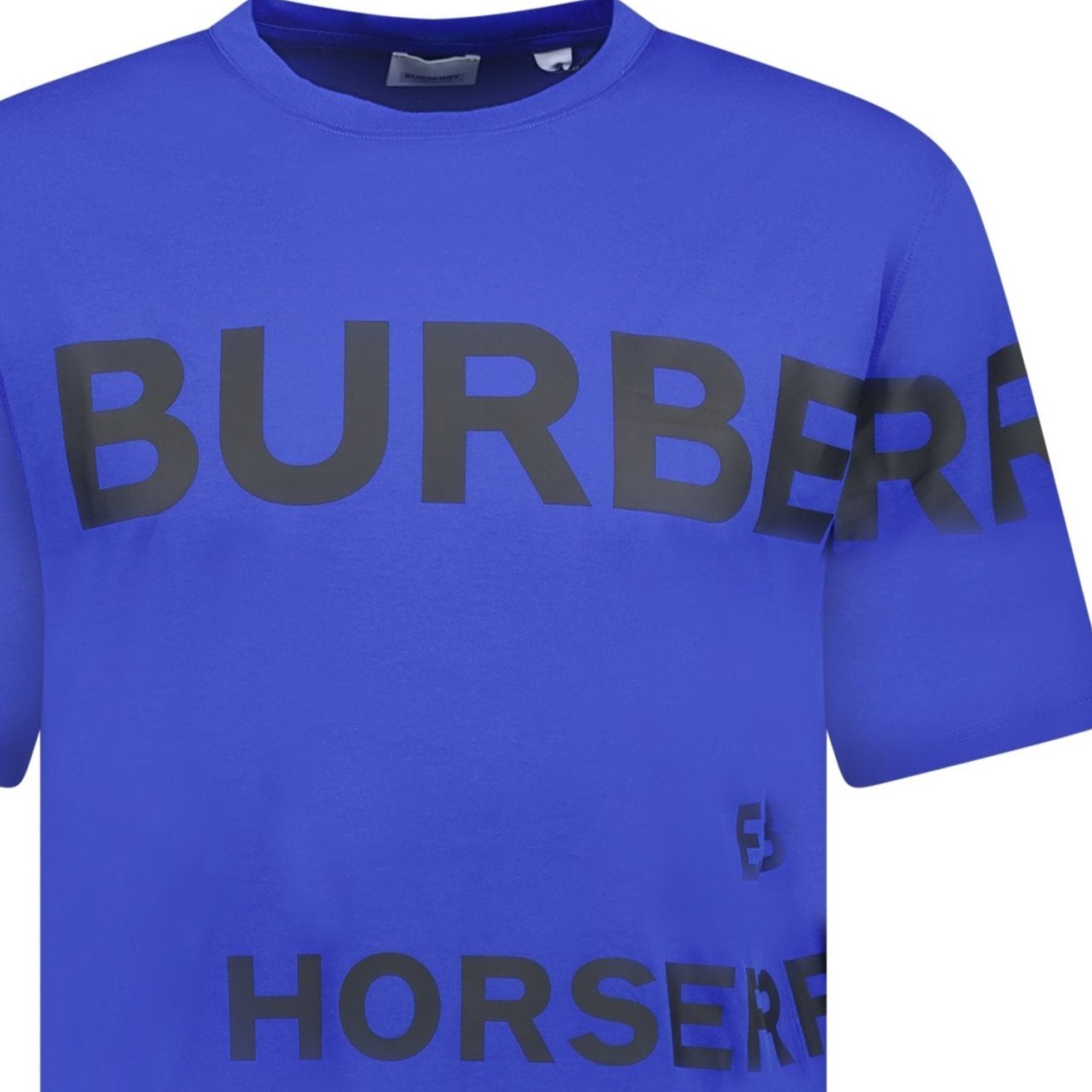 Burberry Horseferry Cotton T-Shirt Blue