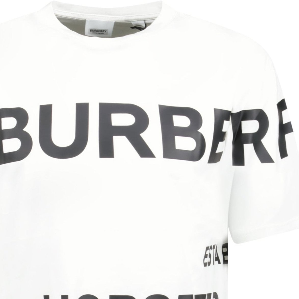 Burberry Horseferry Cotton T-Shirt White