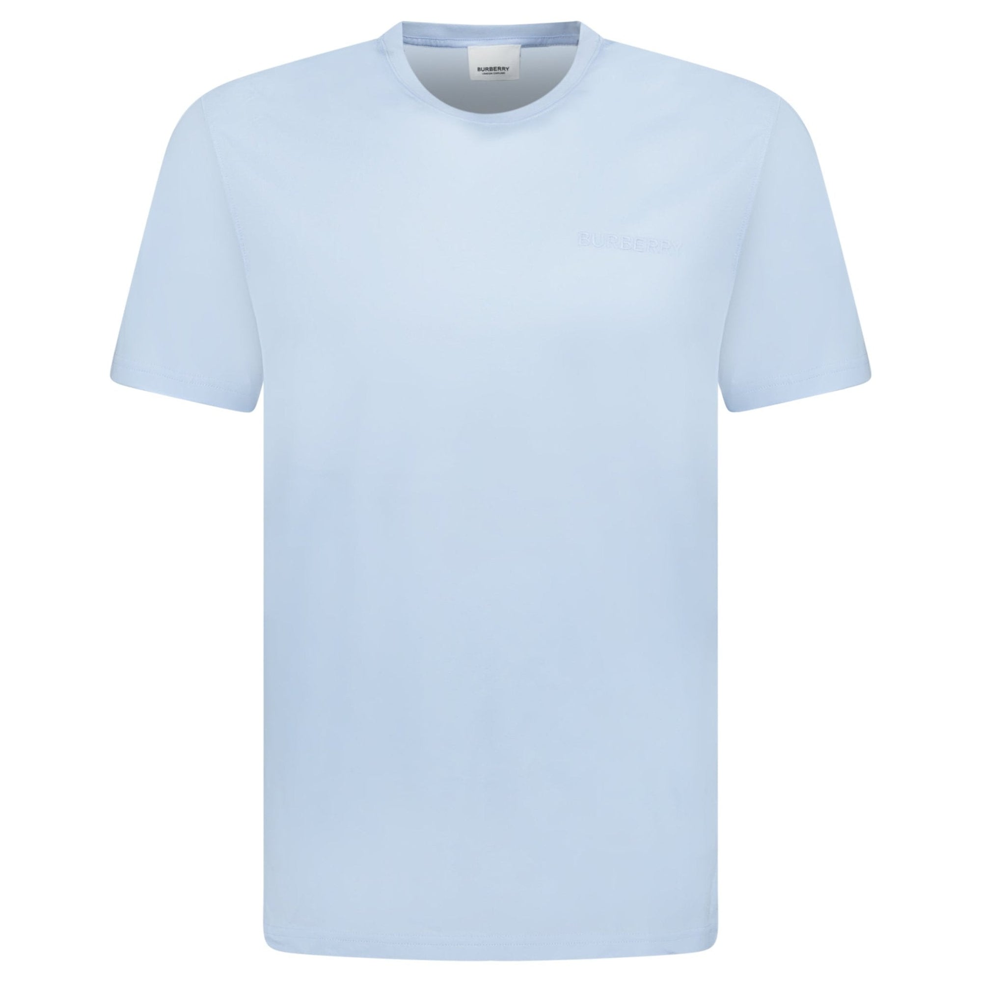 Burberry 'Jenson' Crew Neck Logo T-Shirt Light Blue