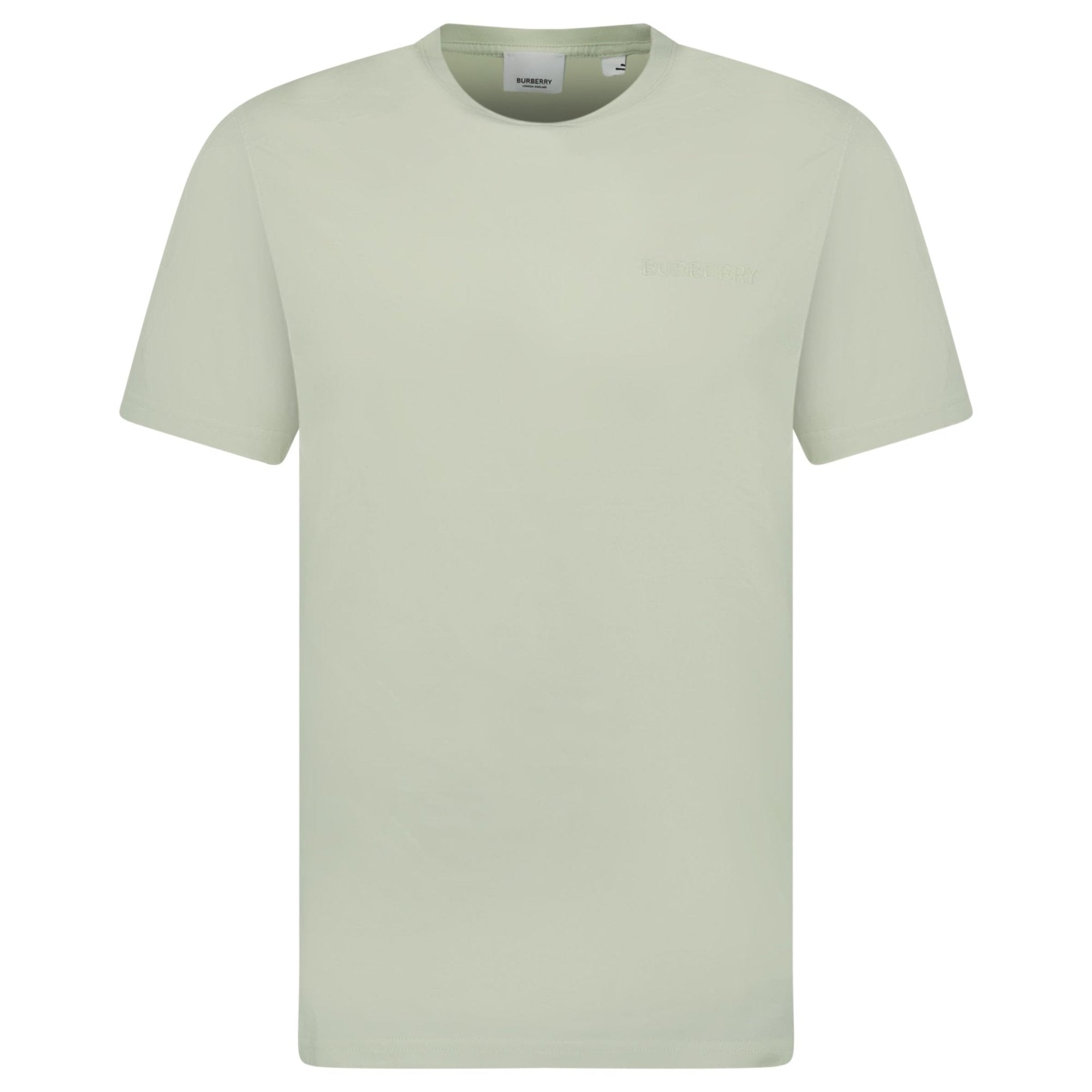 Burberry 'Jenson' Crew Neck Logo T-Shirt Light Green