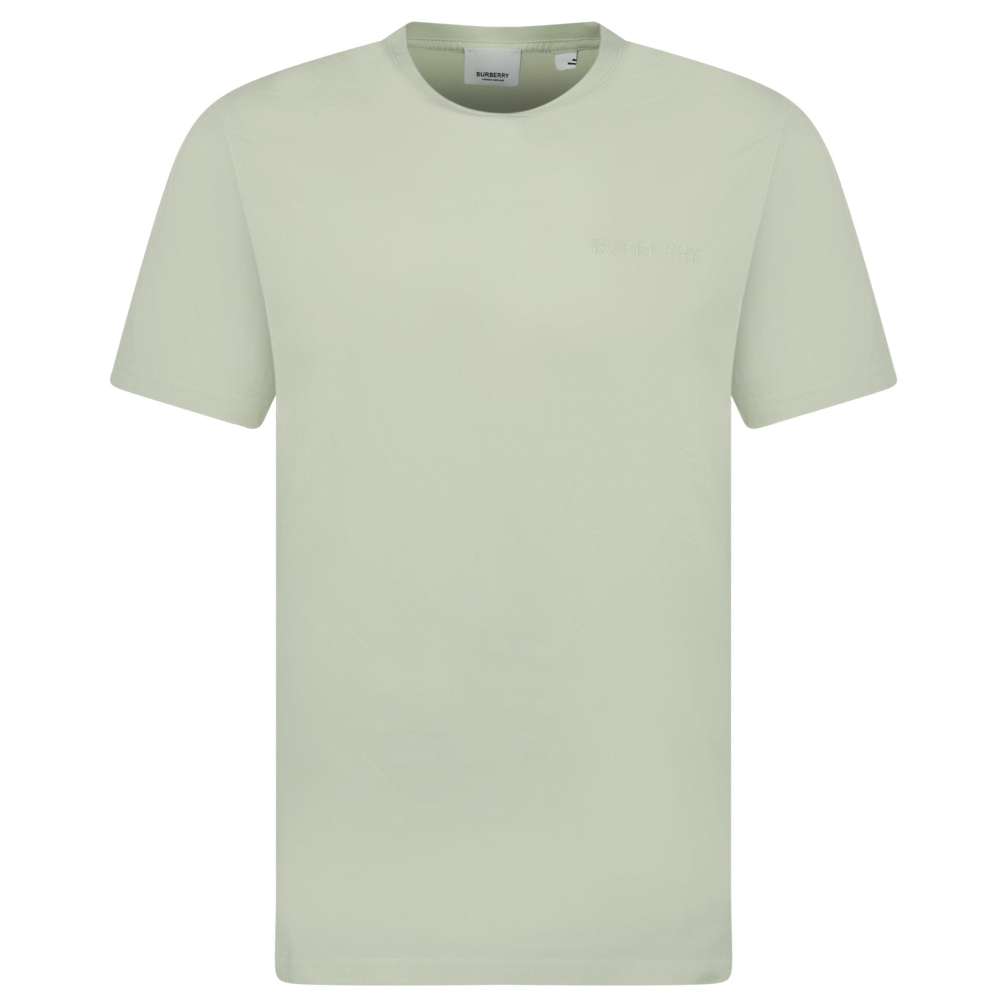Burberry 'Jenson' Crew Neck Logo T-Shirt Light Green