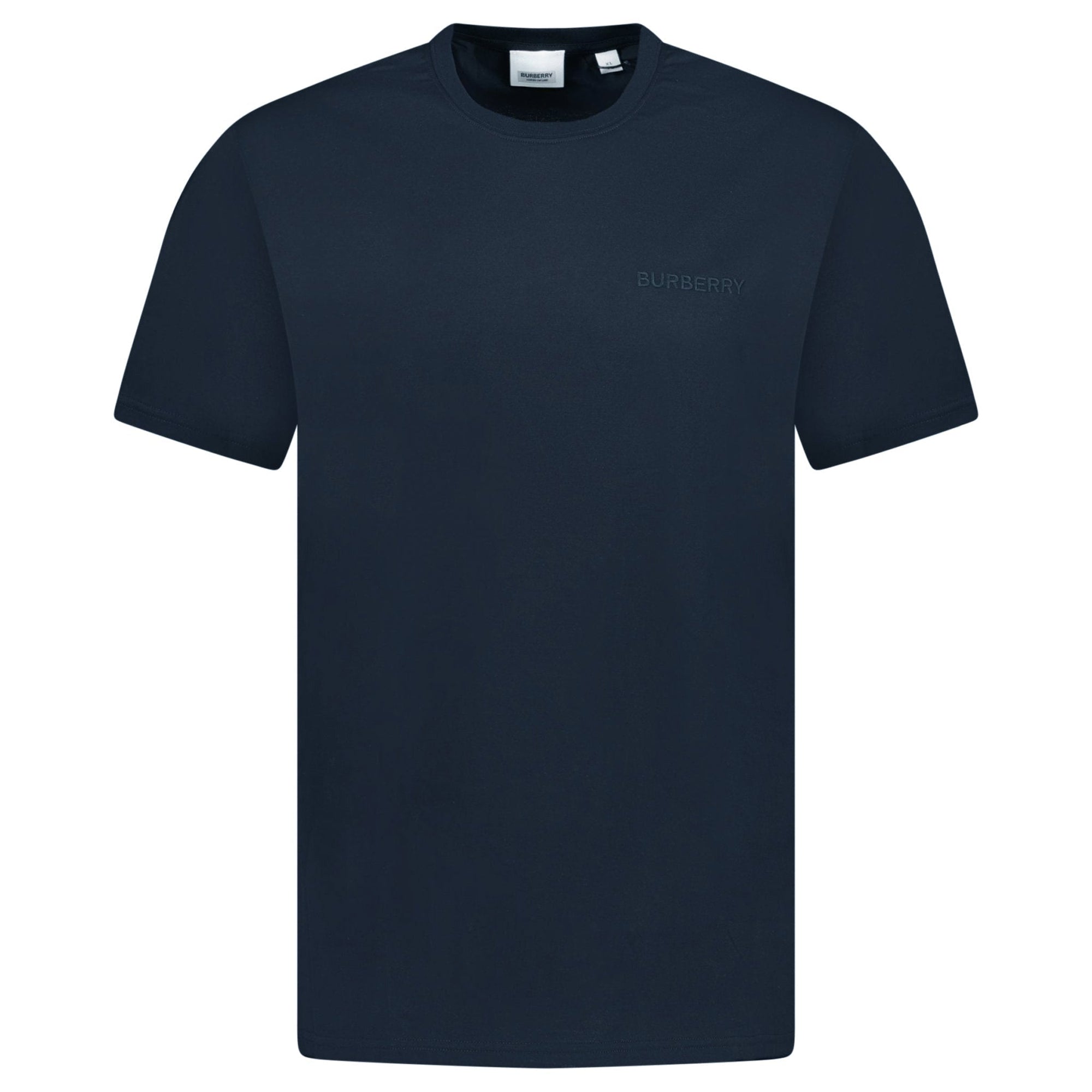 Burberry 'Jenson' Crew Neck Logo T-Shirt Navy