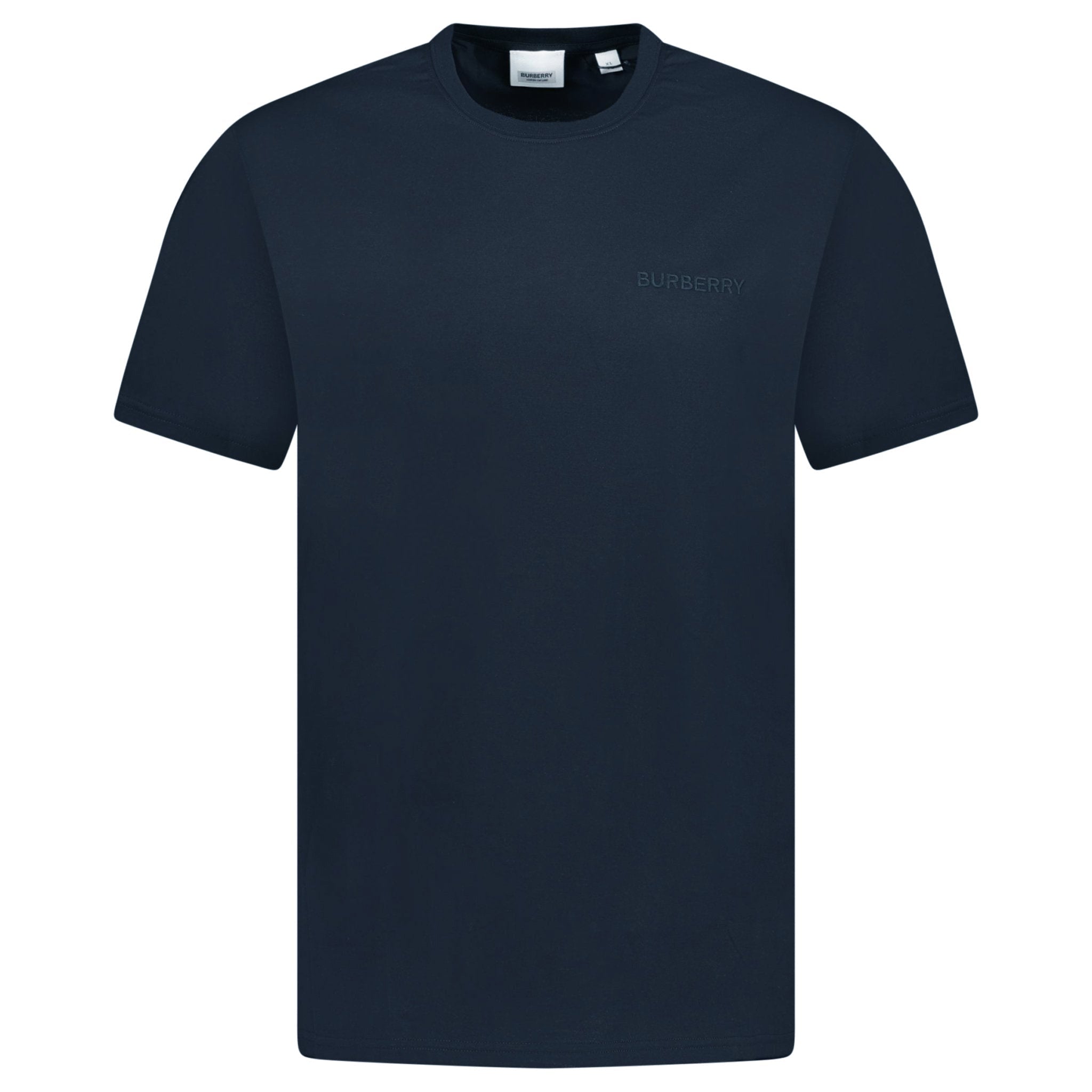 Burberry 'Jenson' Crew Neck Logo T-Shirt Navy