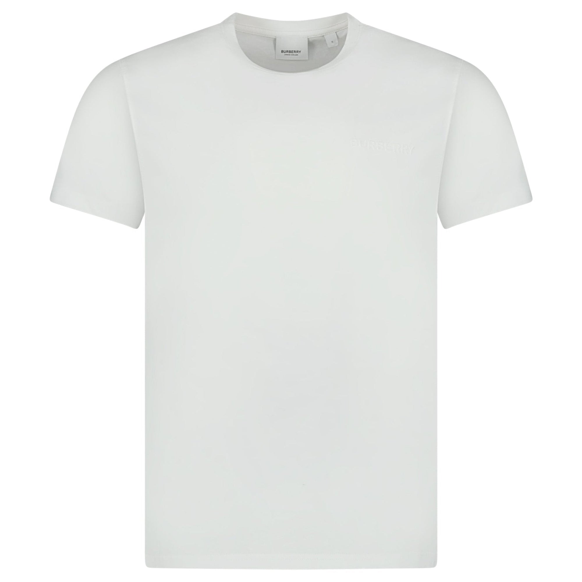 Burberry 'Jenson' Crew Neck Logo T-Shirt White