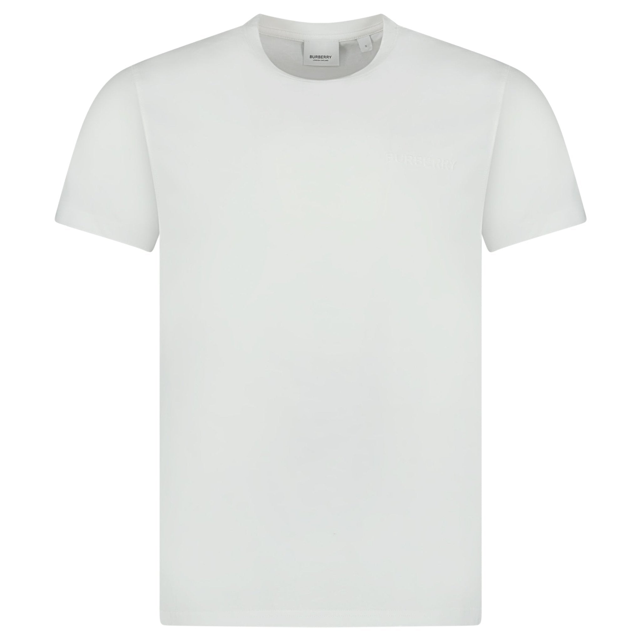 Burberry 'Jenson' Crew Neck Logo T-Shirt White