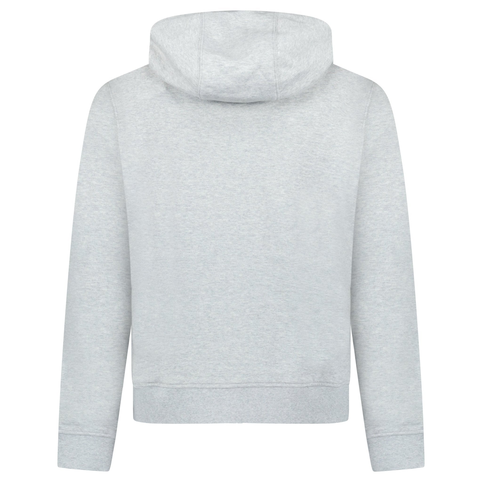 Burberry 'Keira' Logo Hoodie Zip Sweatshirt Grey