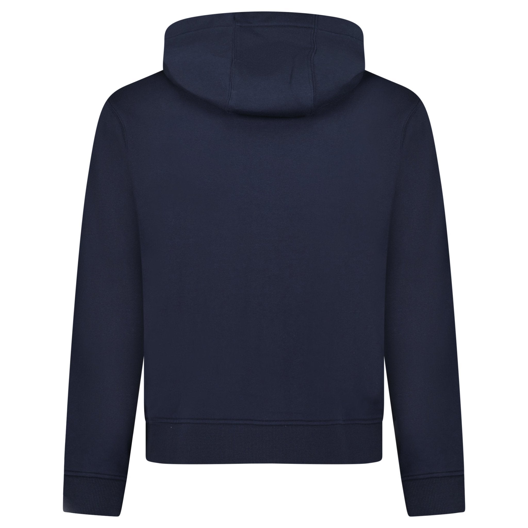 Burberry 'Keira' Logo Hoodie Zip Sweatshirt Navy