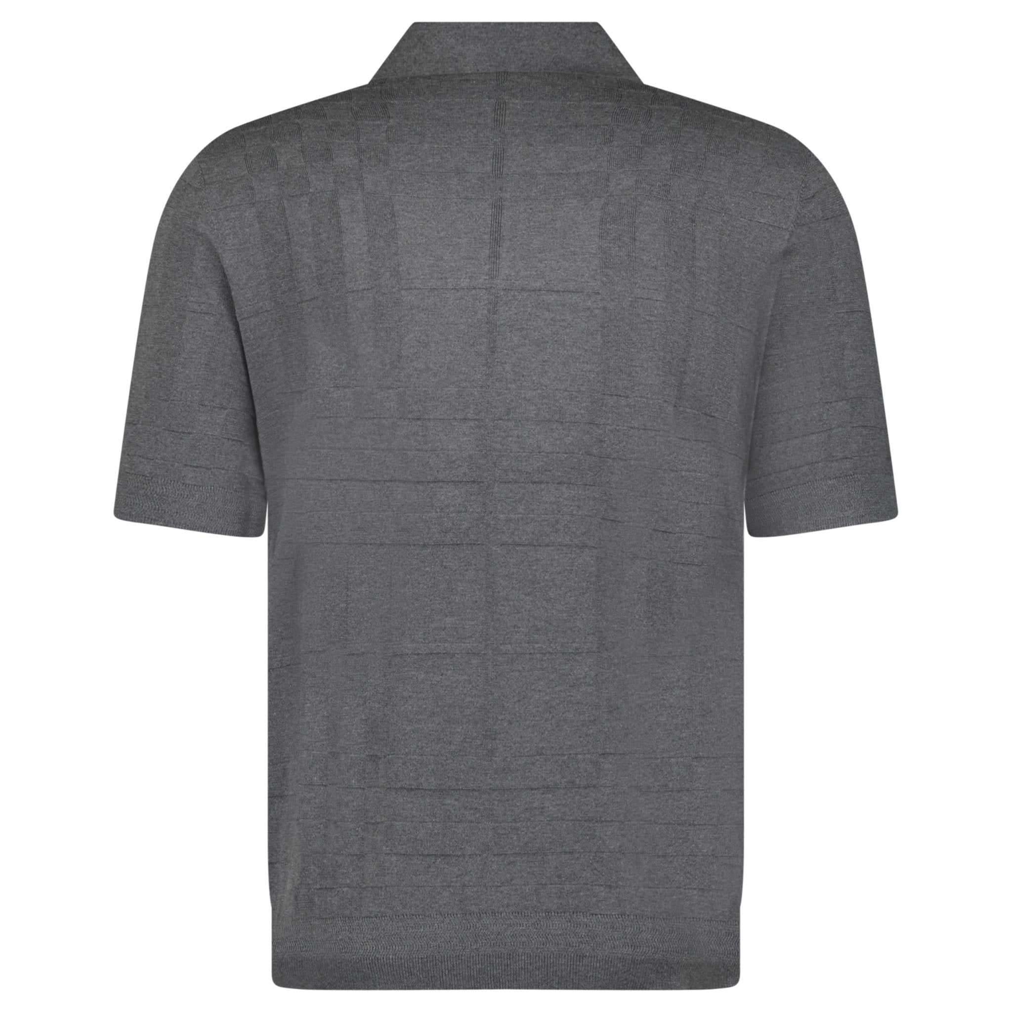Burberry 'Kieran' Knit Polo-Shirt Grey