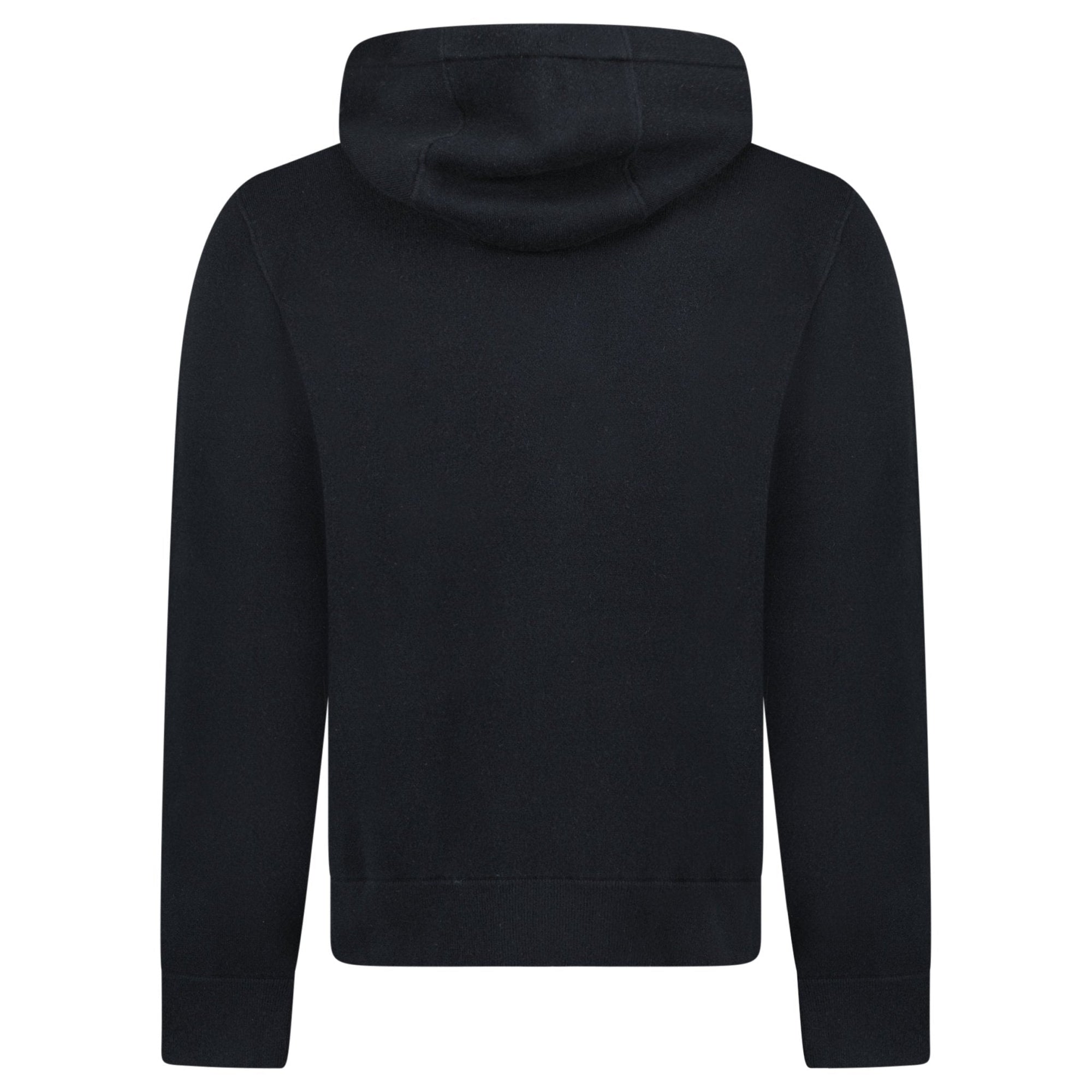 Burberry 'Lindley' Knitted Cashmere Hoodie Black
