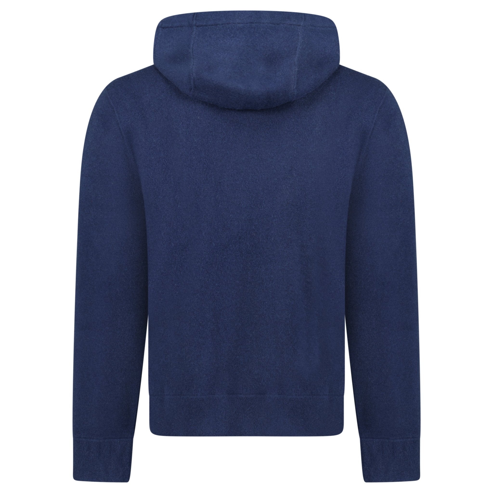 Burberry 'Lindley' Knitted Cashmere Hoodie Navy