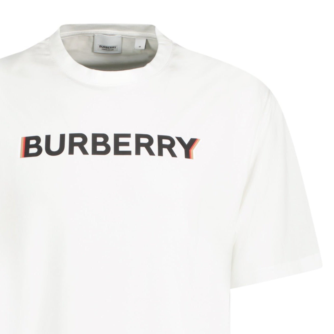 Burberry 'Ellison' Logo Print T-Shirt White