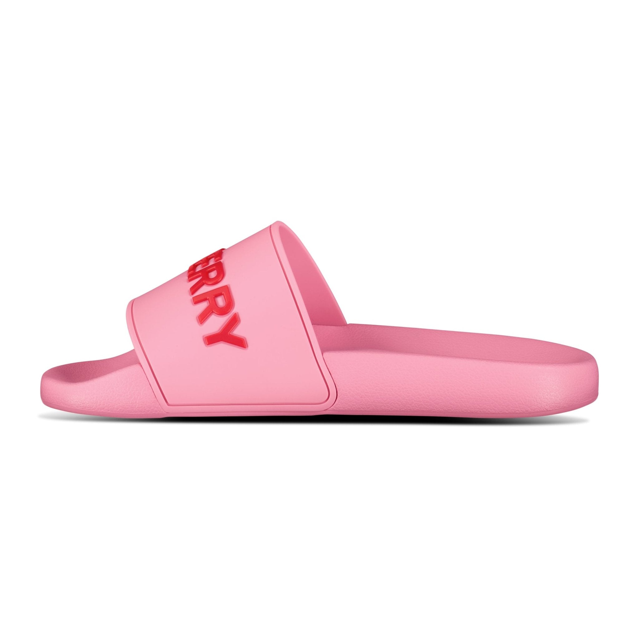 Burberry Logo Tech Furley Sliders Bubblegum Pink