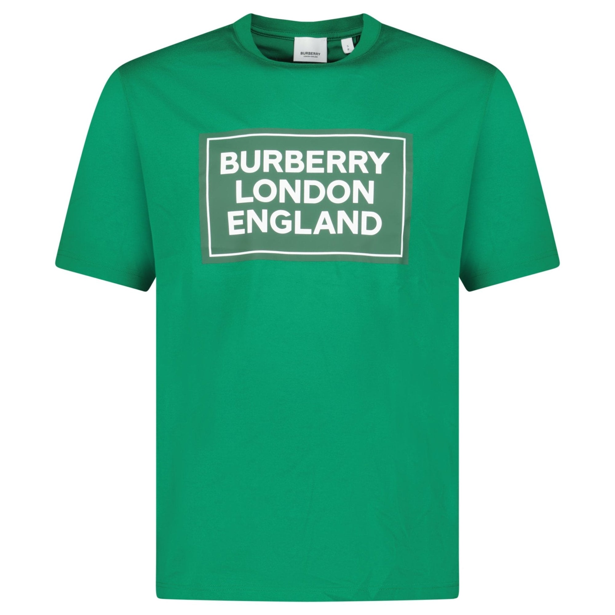 Burberry London England Logo T-Shirt Green