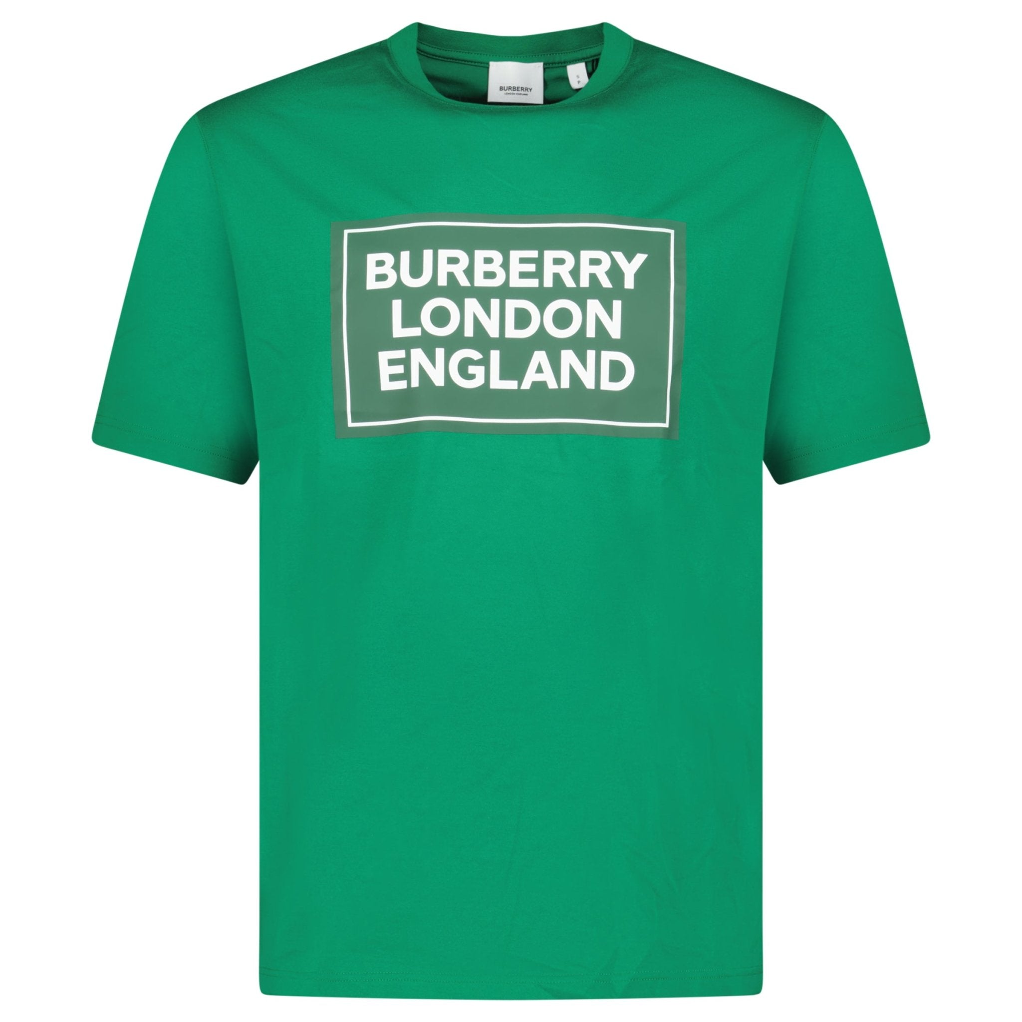 Burberry London England Logo T-Shirt Green