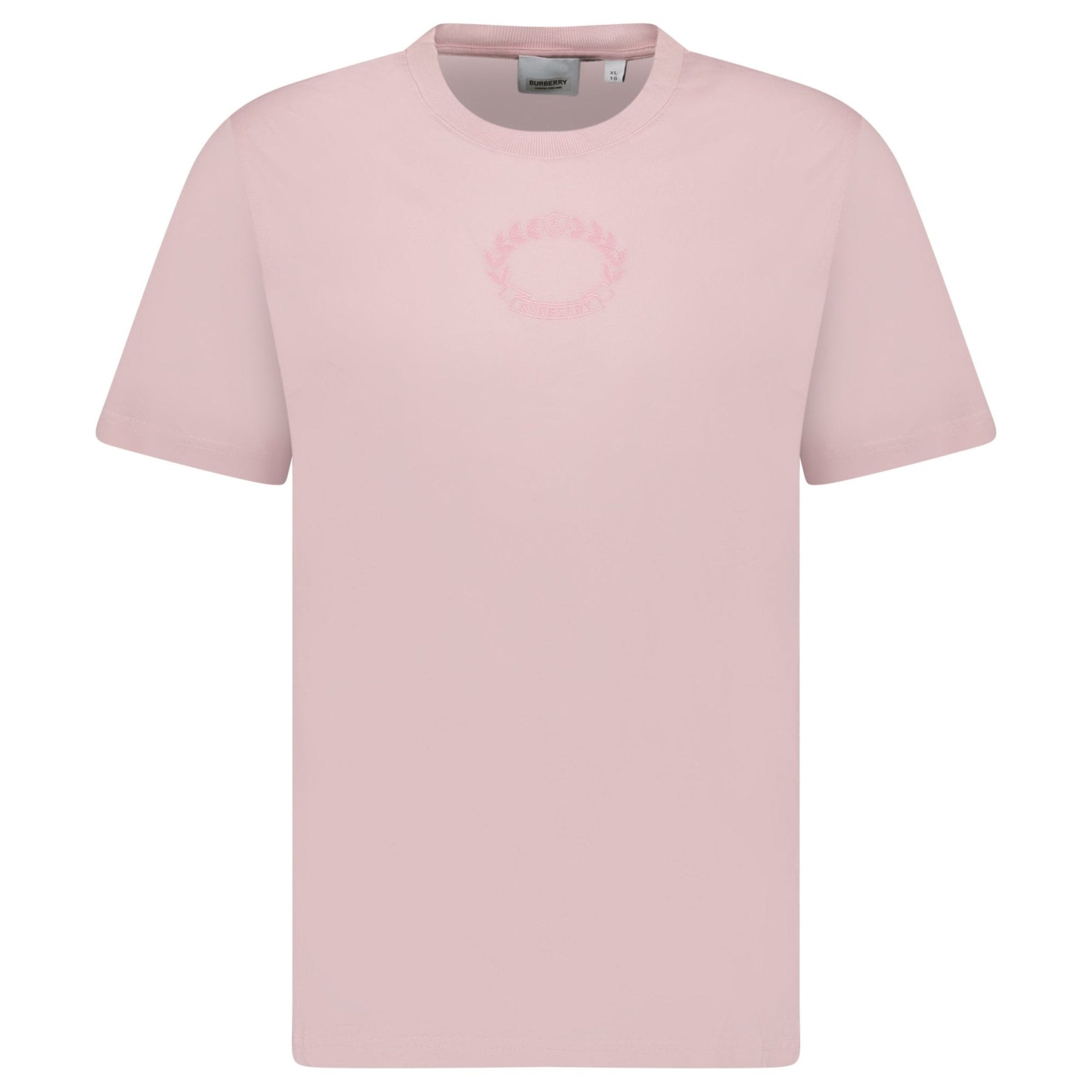 Burberry 'Margot' Embroidery Logo T-Shirt Pink