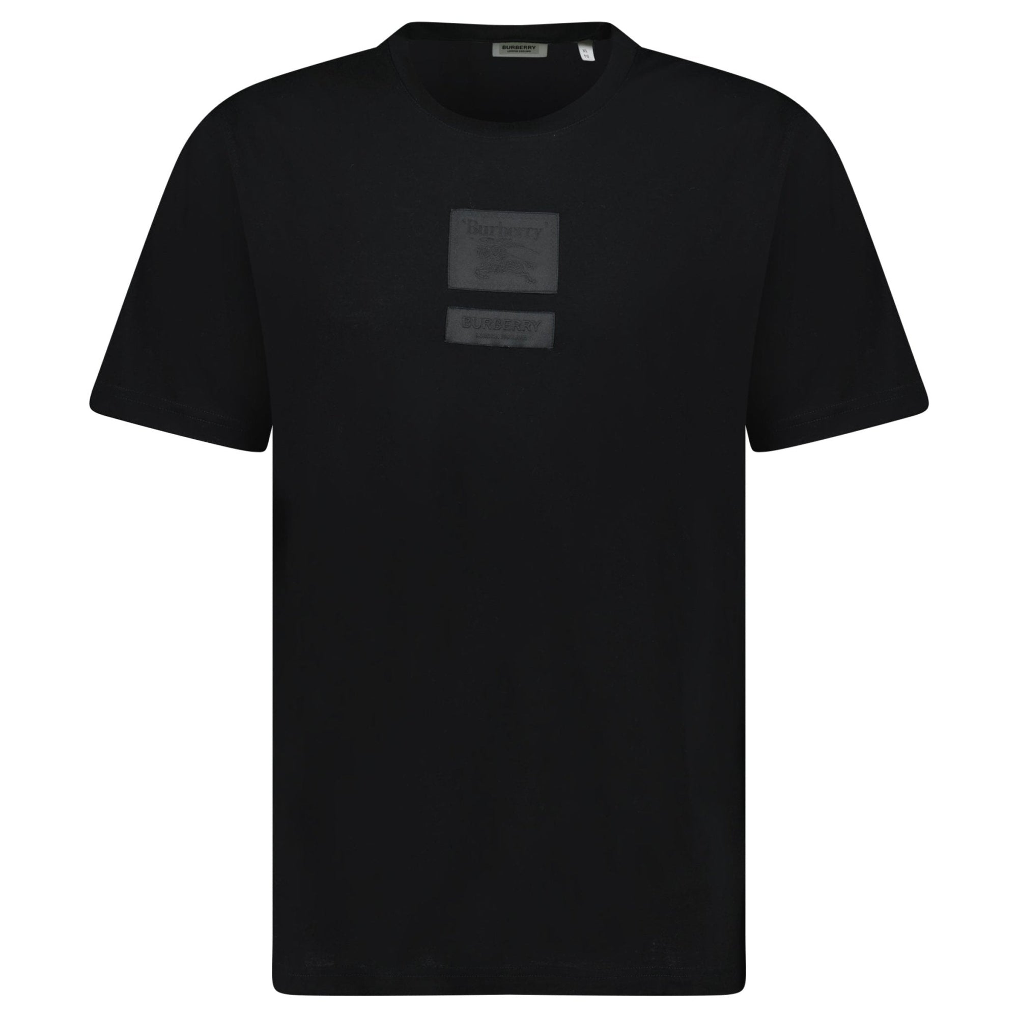 Burberry 'Margot' Embroidery London England Logo T-Shirt Black