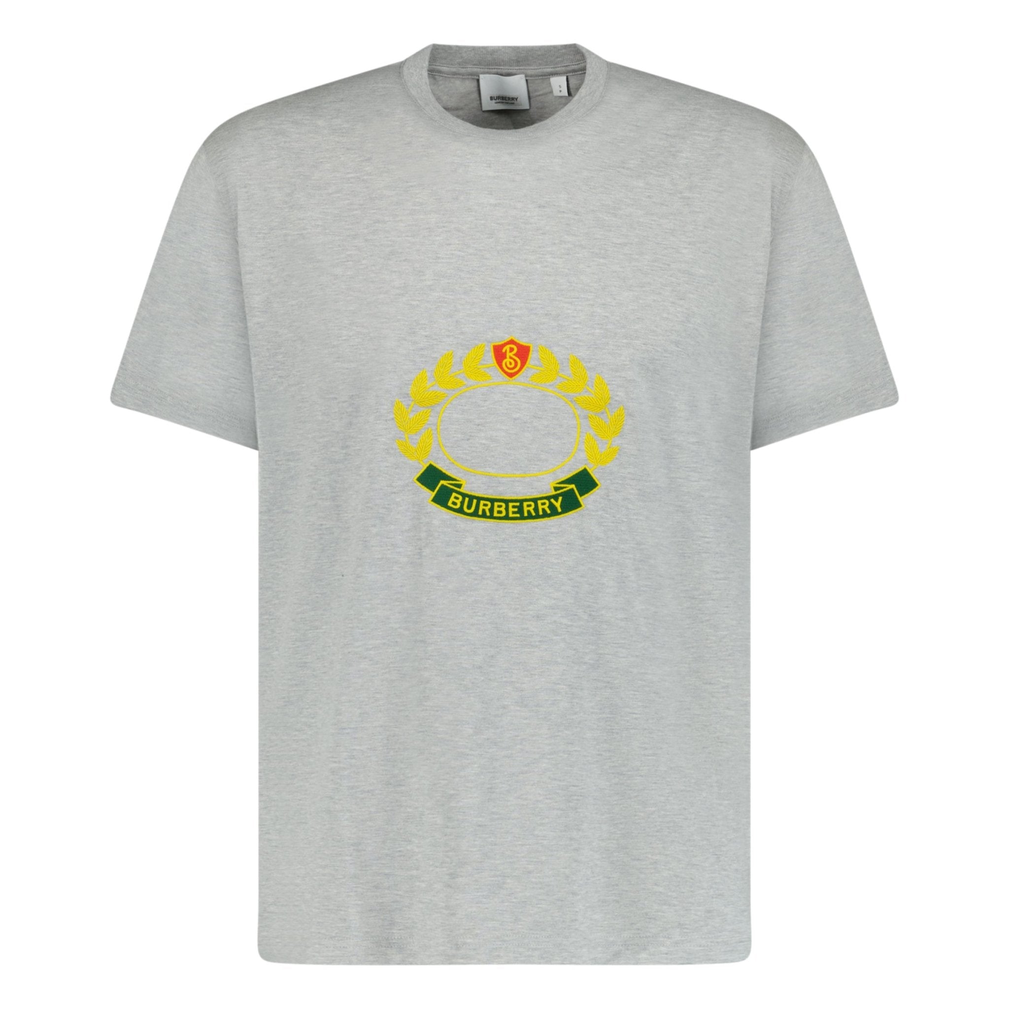 Burberry 'Purley' Crest Logo T-Shirt Grey