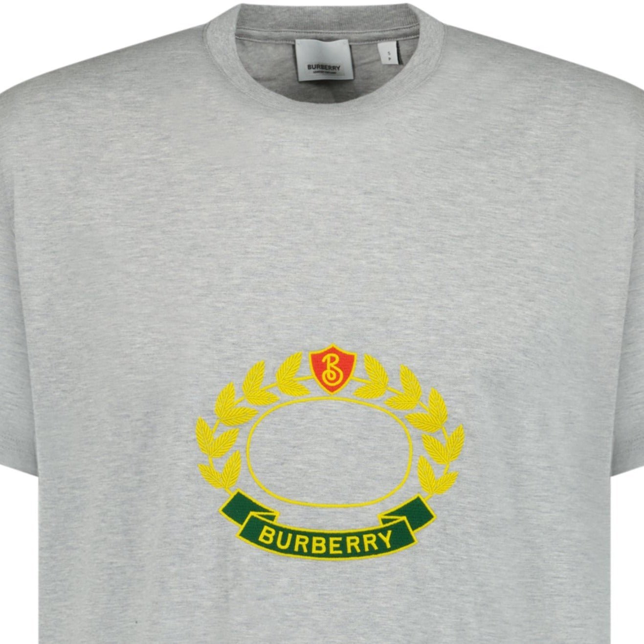 Burberry 'Purley' Crest Logo T-Shirt Grey
