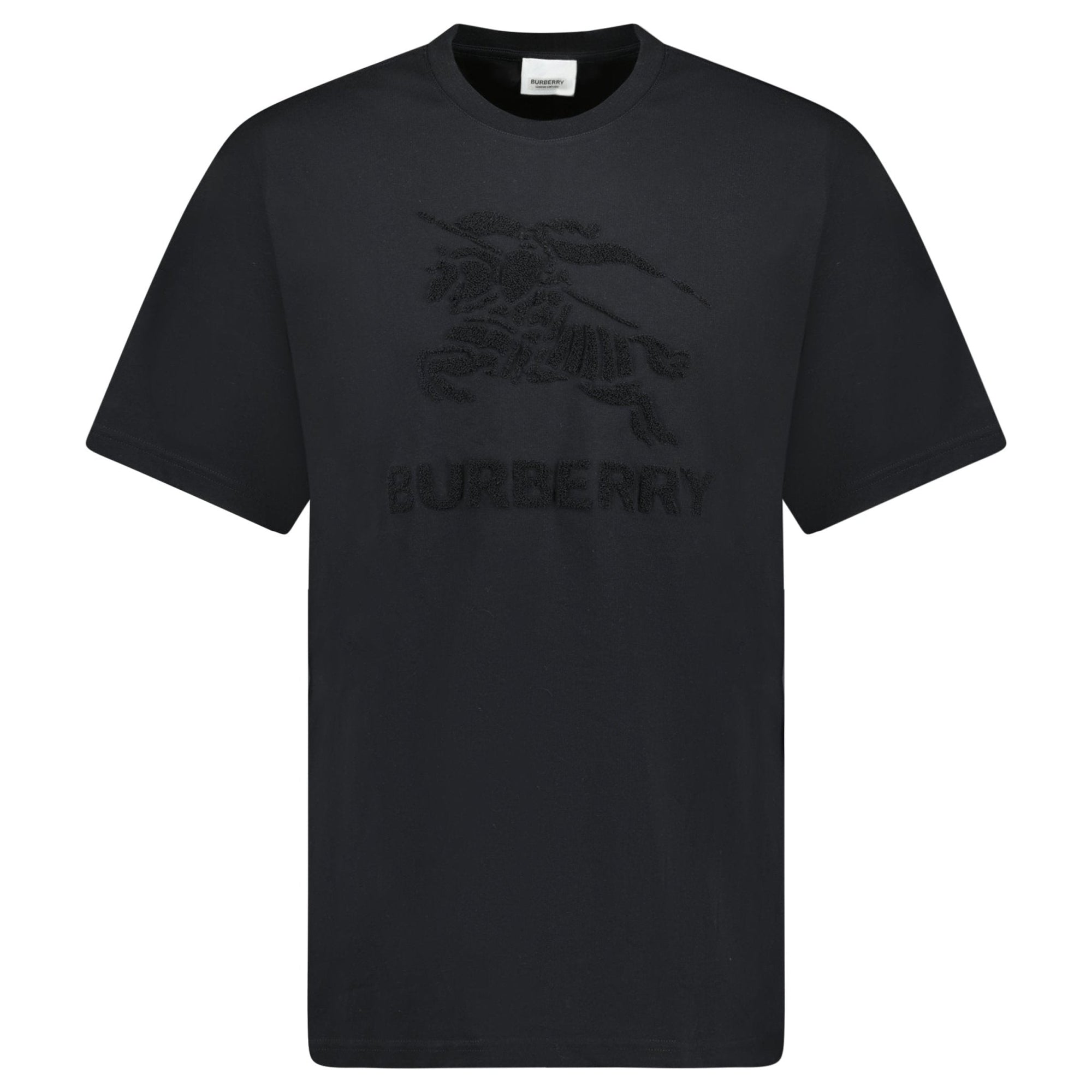 Burberry 'Raynerton' Cotton Jersey T-Shirt Black