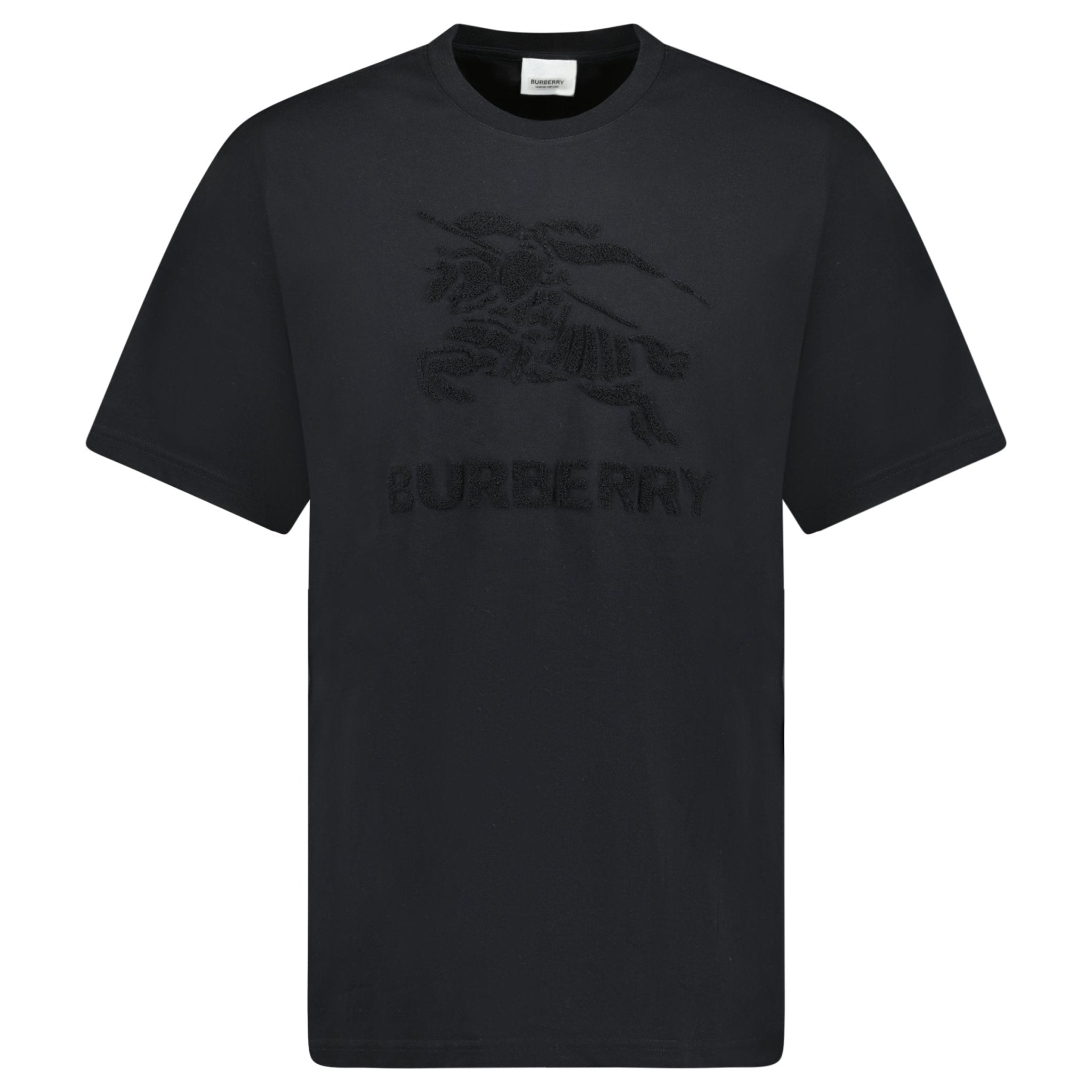 Burberry 'Raynerton' Cotton Jersey T-Shirt Black