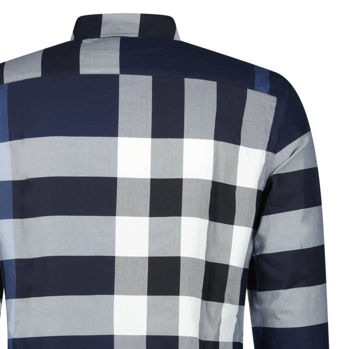 Burberry 'Somerville' Check Shirt in Navy Blue