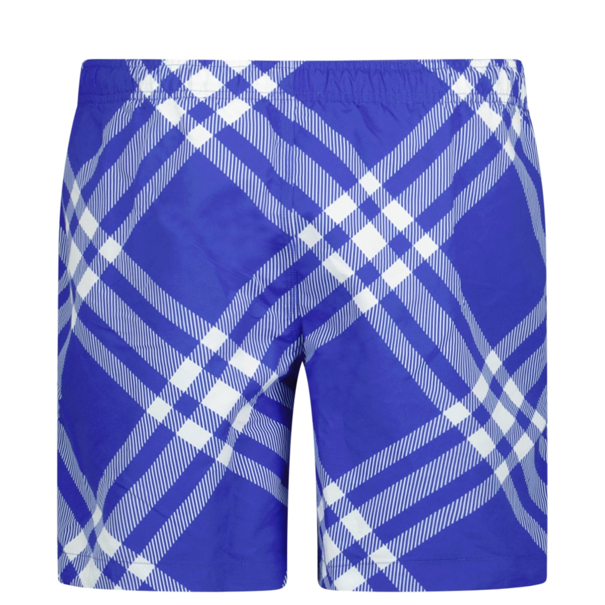 Burberry Swim Shorts in Signature Knight Check Blue