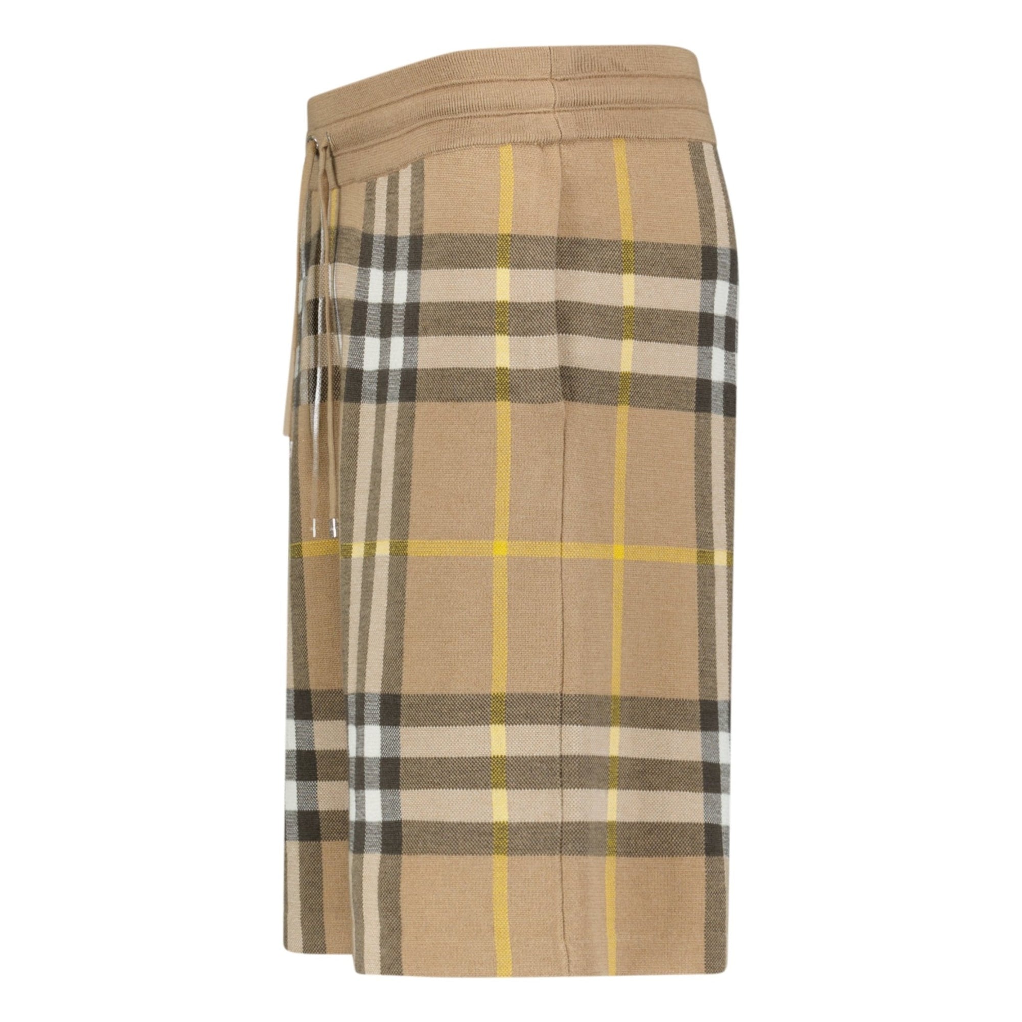 Burberry 'Weaver' Cotton Shorts Truffle Check Brown