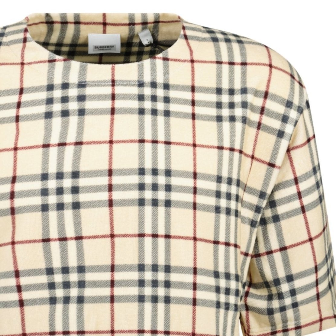 Burberry 'Willesden' Check T-Shirt Beige
