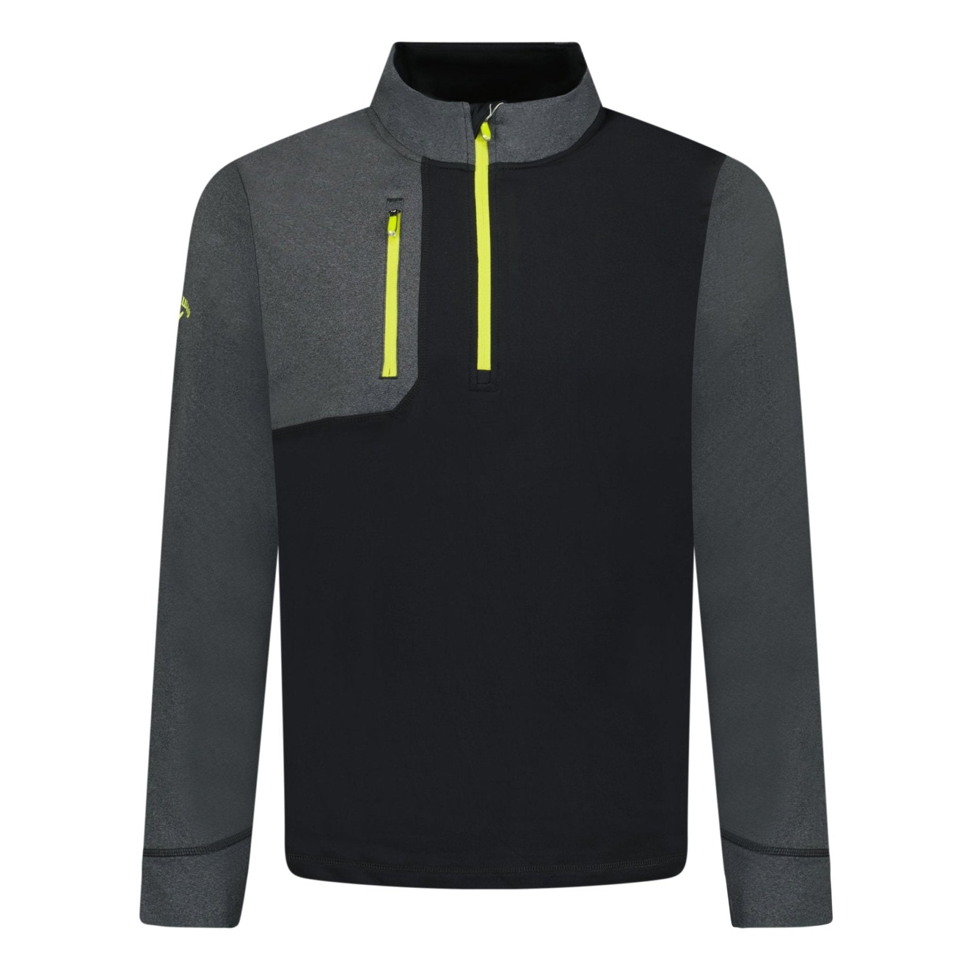 Callaway Aquapel Quarter Zip Golf Sweatshirt Black Caviar