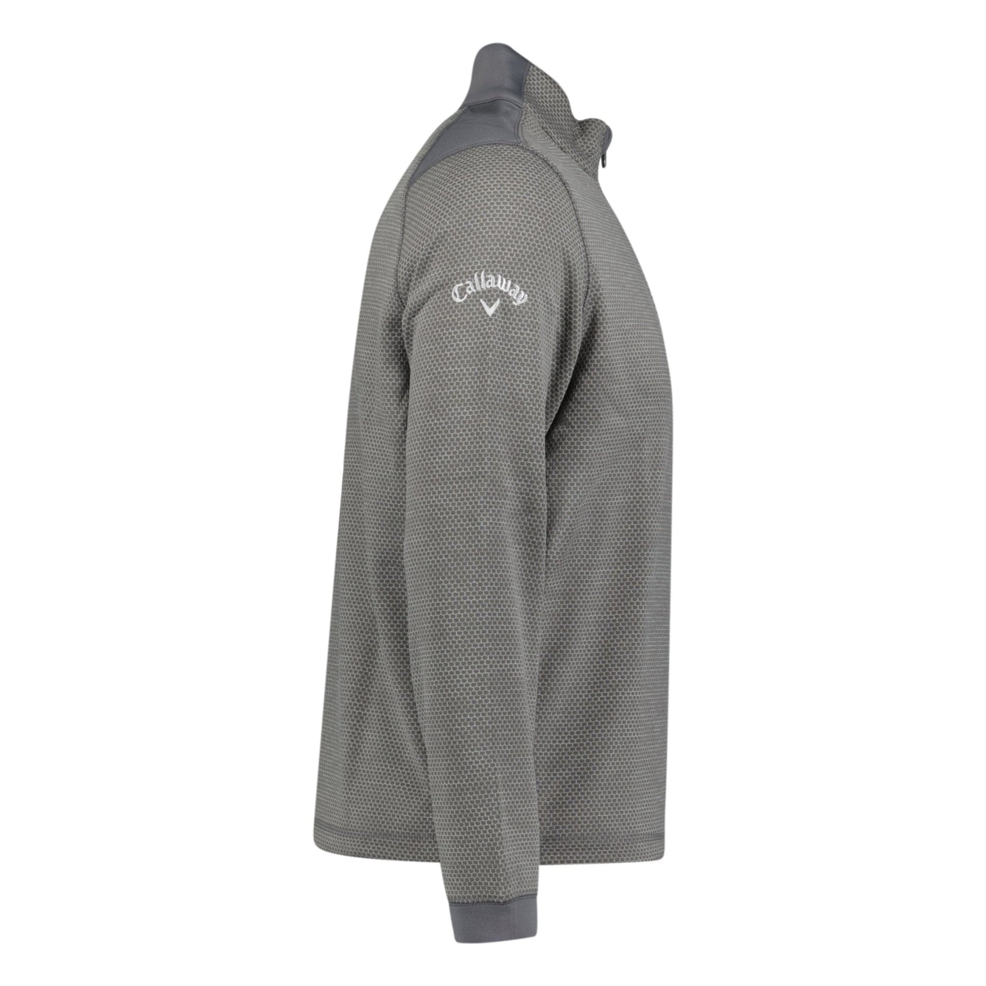 Callaway Eco Hex 1/2 Zip Golf Pull Over Grey Heather