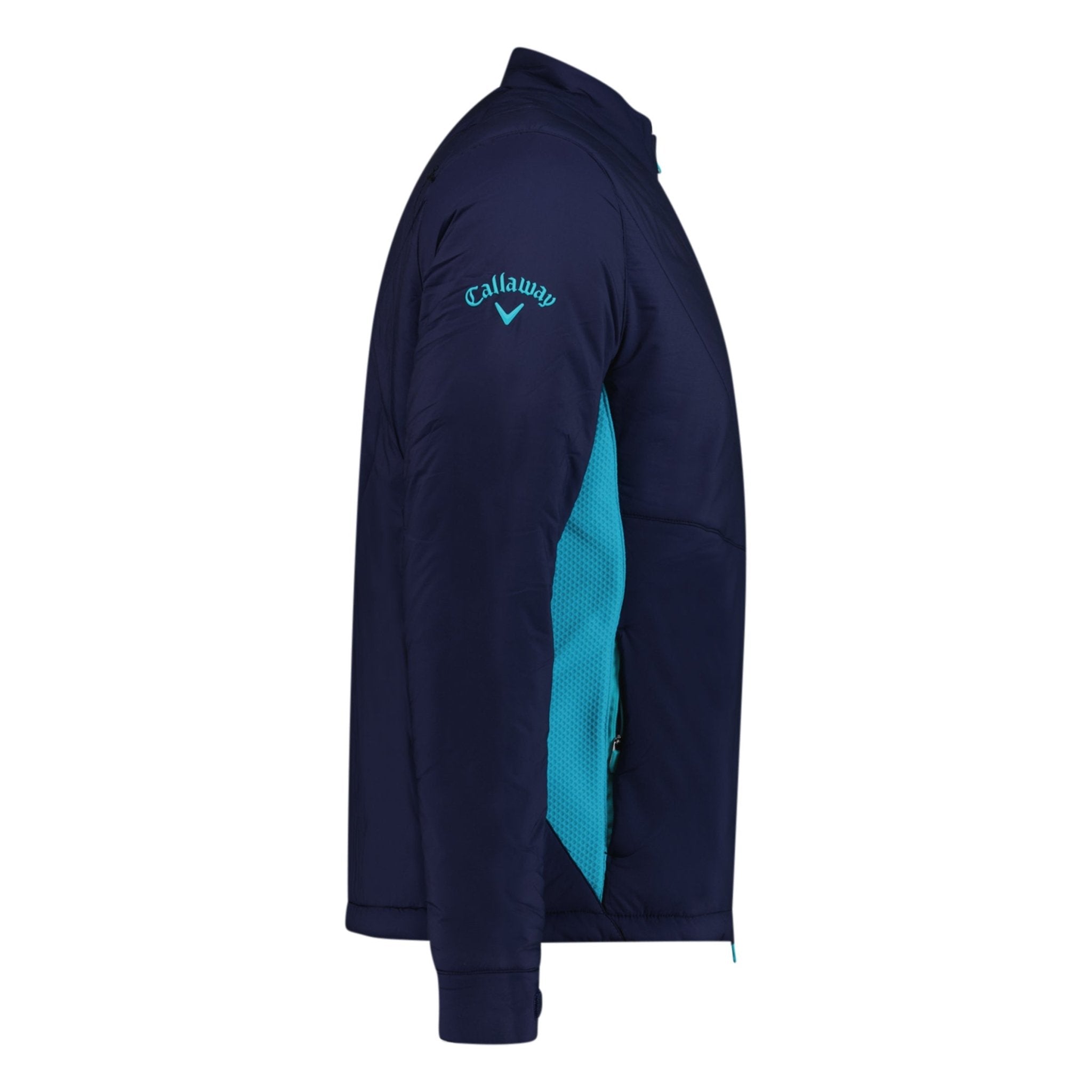 Callaway Golf Mixed Media Insulated Jacket Navy Blue / Peacot