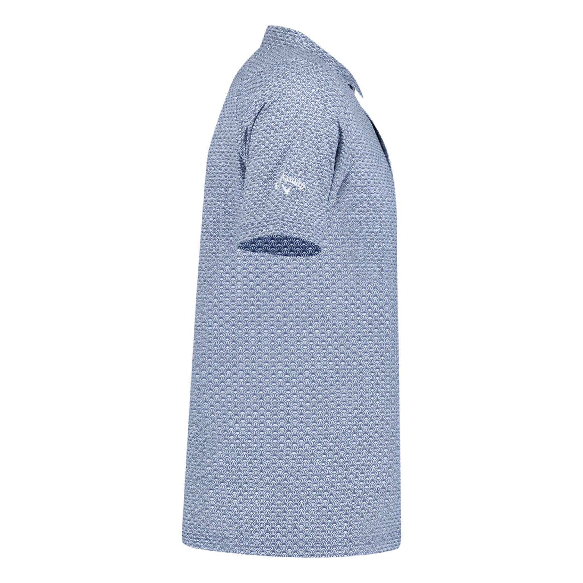 Callaway Trademark Print Golf Polo - Navy Peacoat