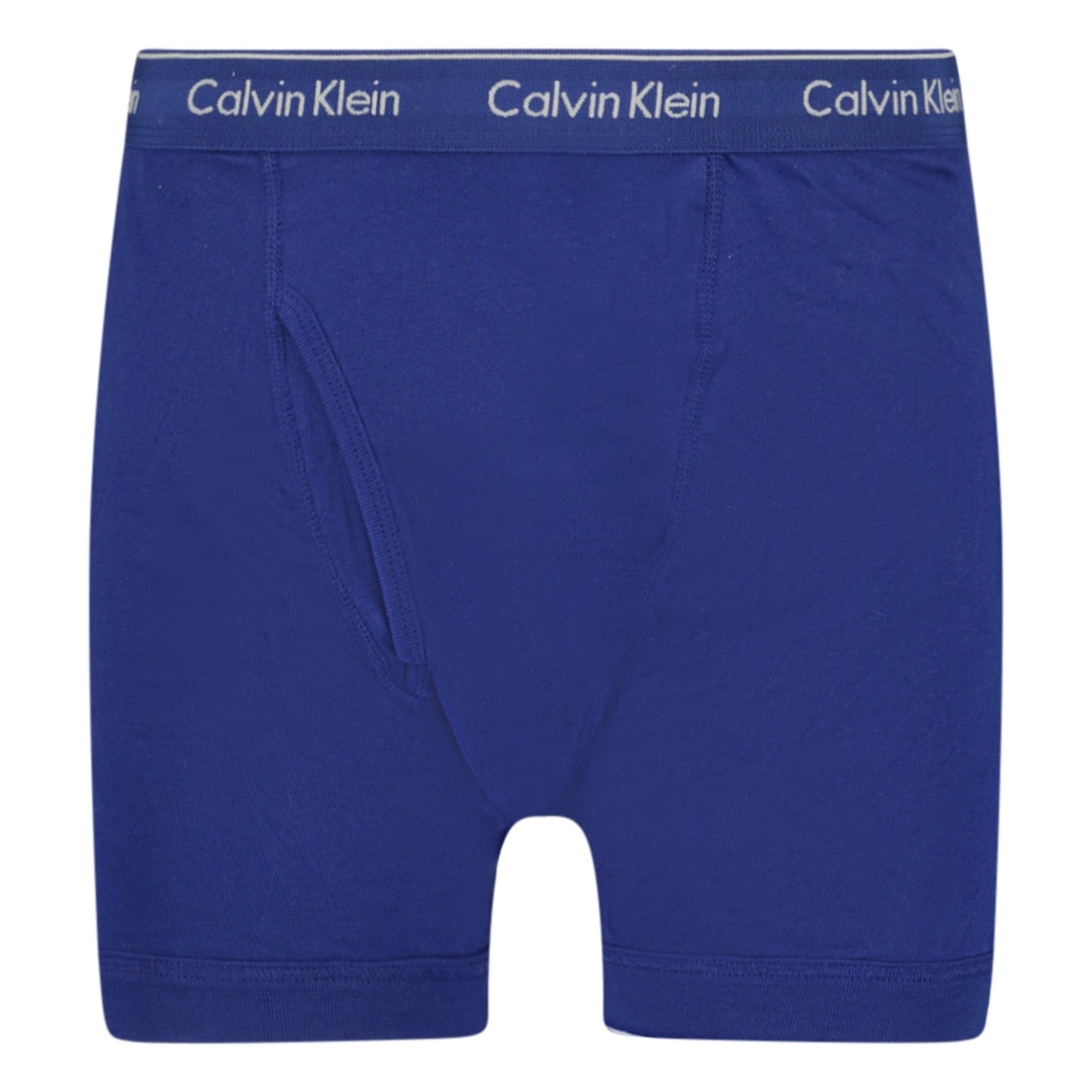 Calvin Klein Stencil Logo Cotton Stretch Boxers Blue, Baby Blue & Navy (3 Pack)